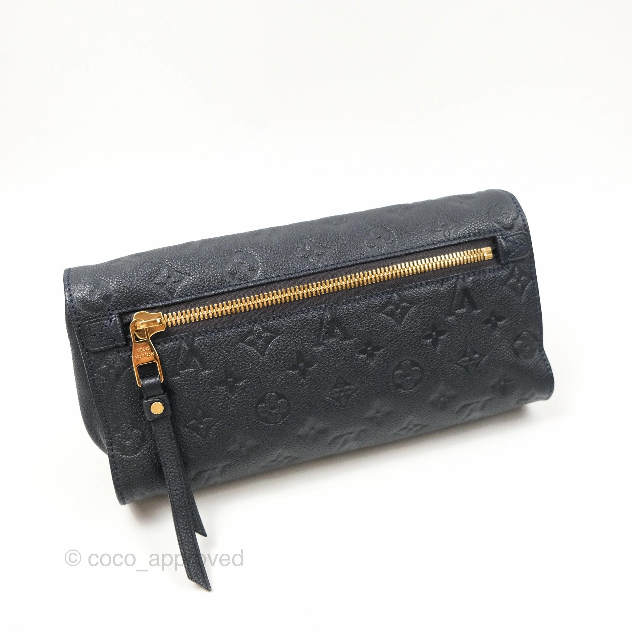 Louis Vuitton Petillante Clutch Empreinte Infini Navy