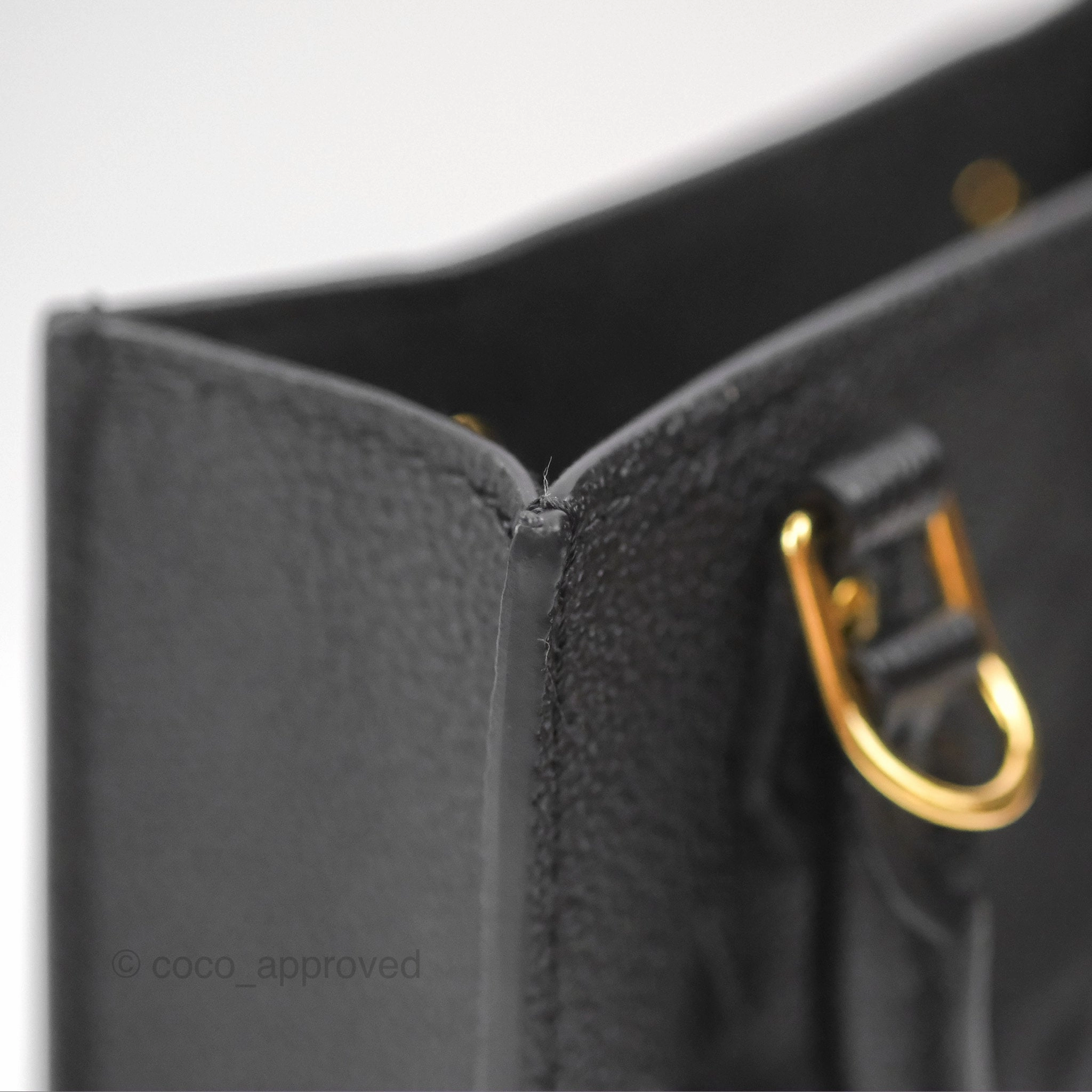 Louis Vuitton Petit Sac Plat Bag Empreinte Giant Monogram Black