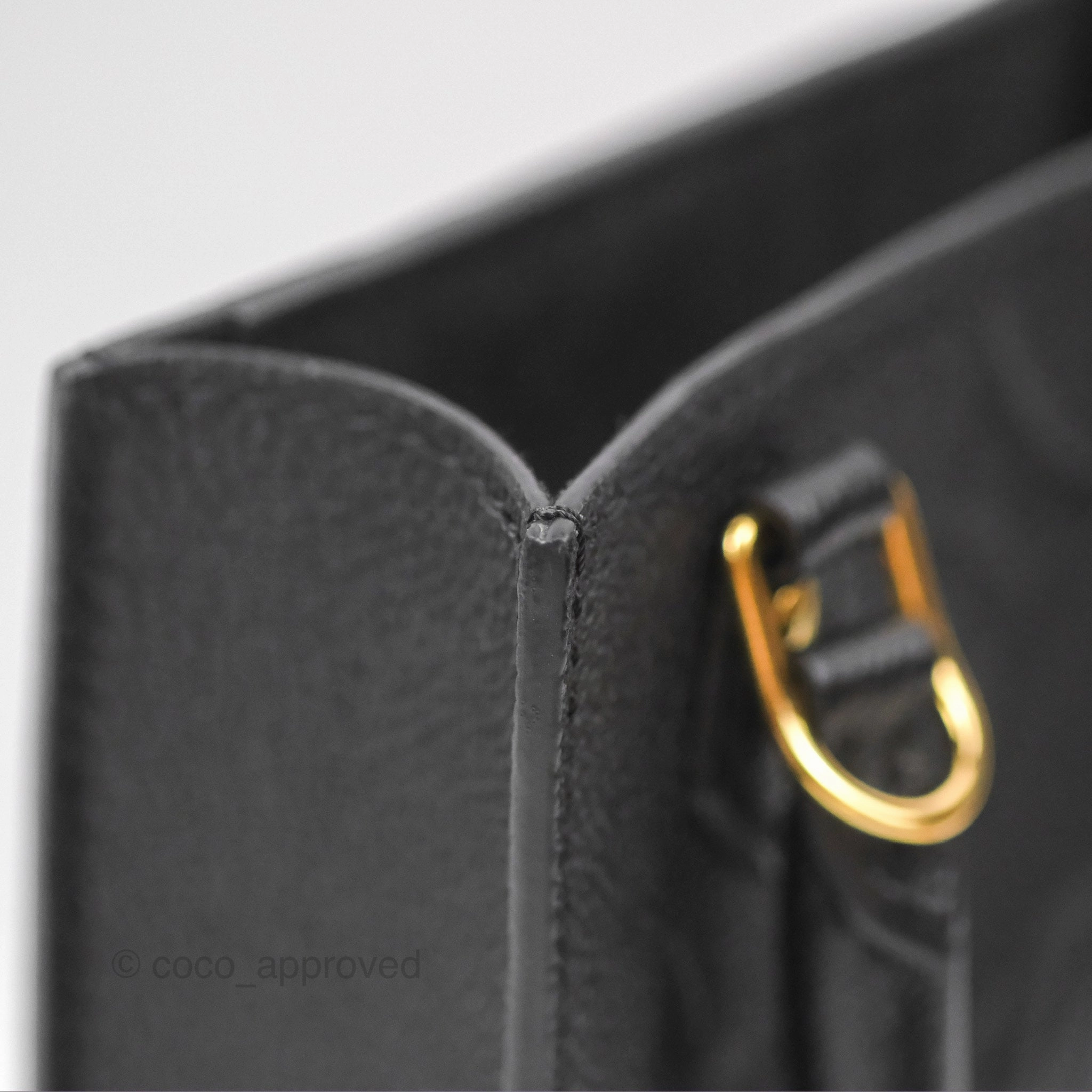Louis Vuitton Petit Sac Plat Bag Empreinte Giant Monogram Black