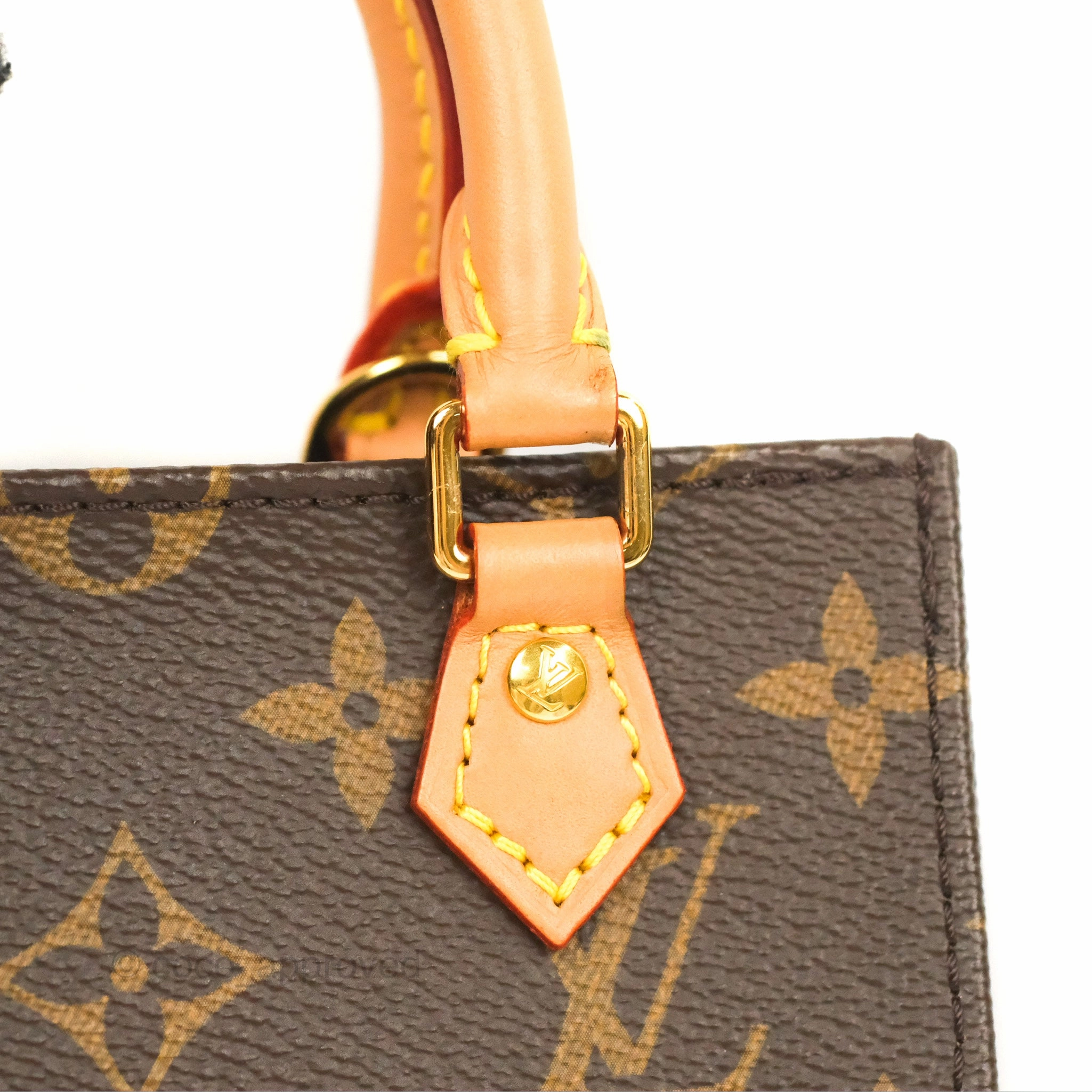 Louis Vuitton Petit Sac Plat Bag Monogram Canvas