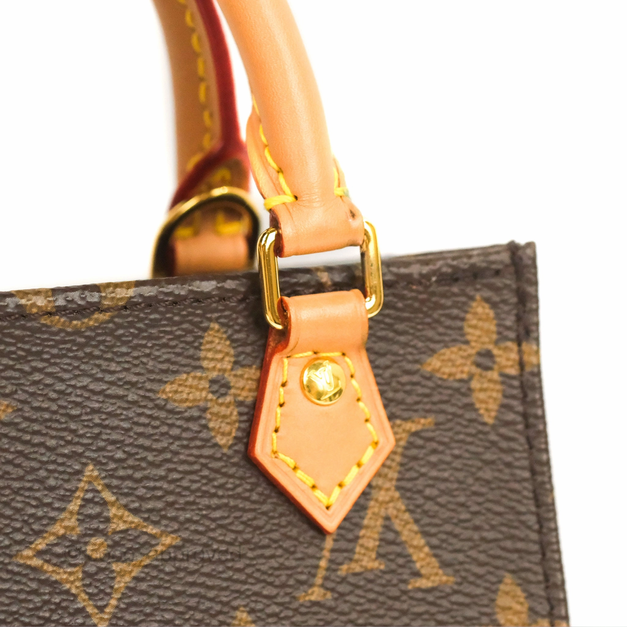 Louis Vuitton Petit Sac Plat Bag Monogram Canvas