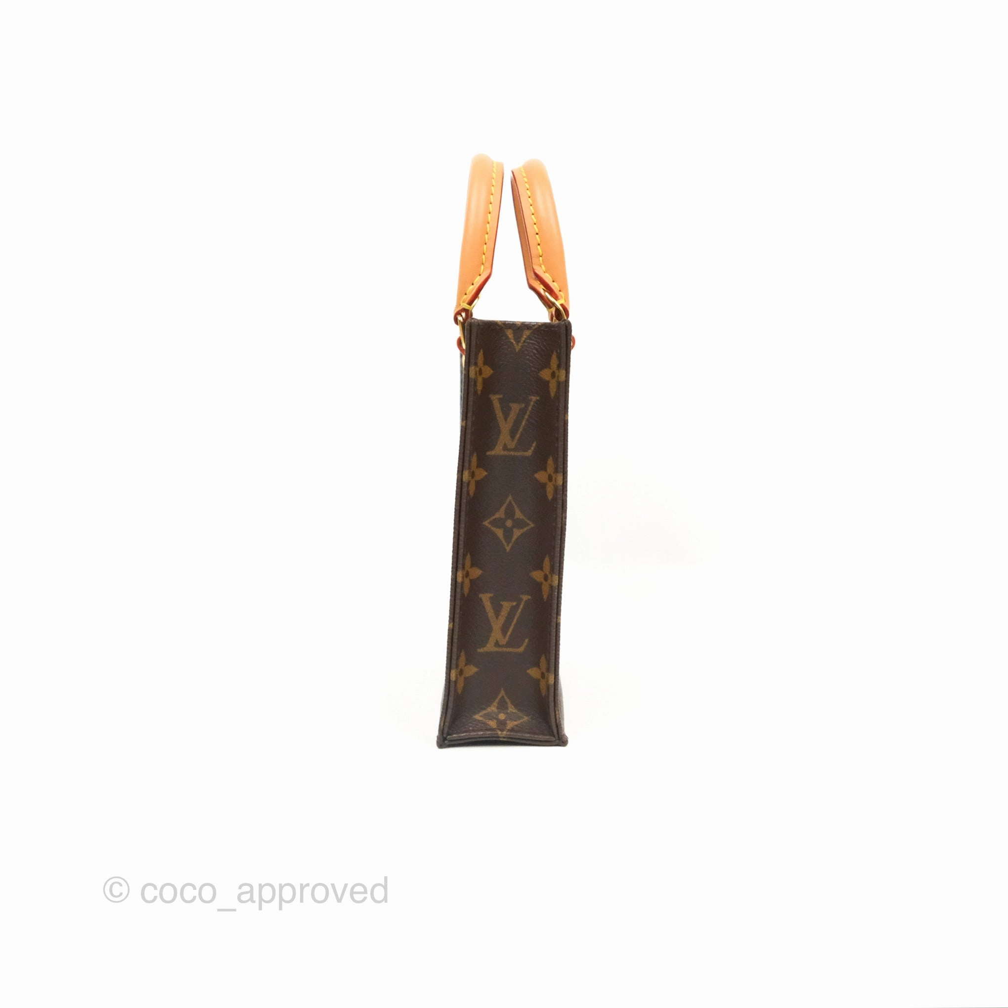 Louis Vuitton Petit Sac Plat Bag Monogram Canvas