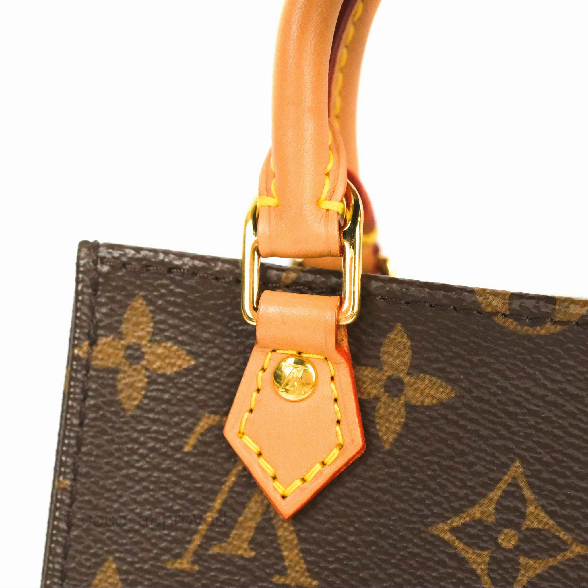 Louis Vuitton Petit Sac Plat Bag Monogram Canvas