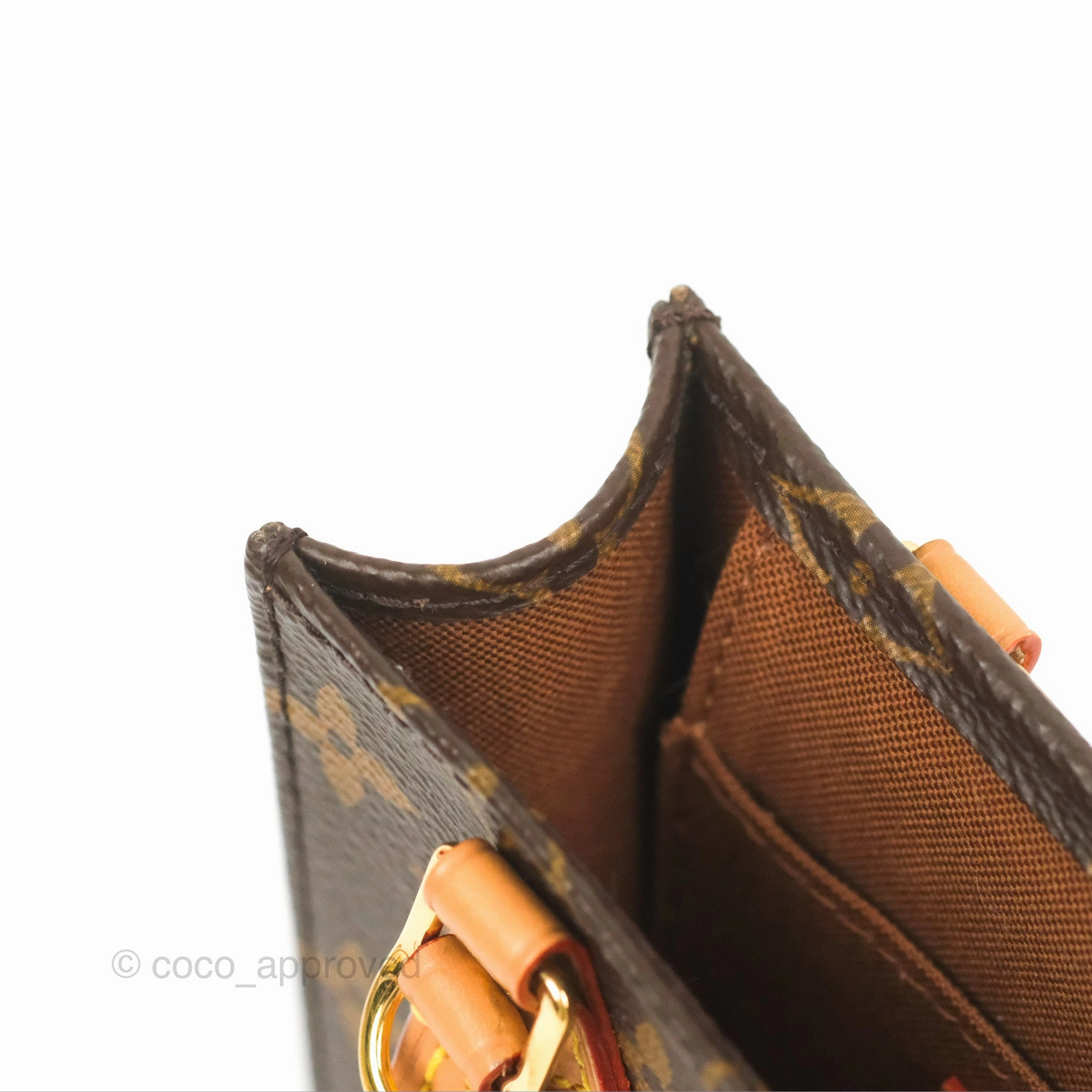 Louis Vuitton Petit Sac Plat Bag Monogram Canvas