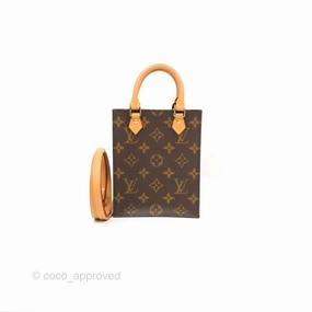 Louis Vuitton Petit Sac Plat Bag Monogram Canvas