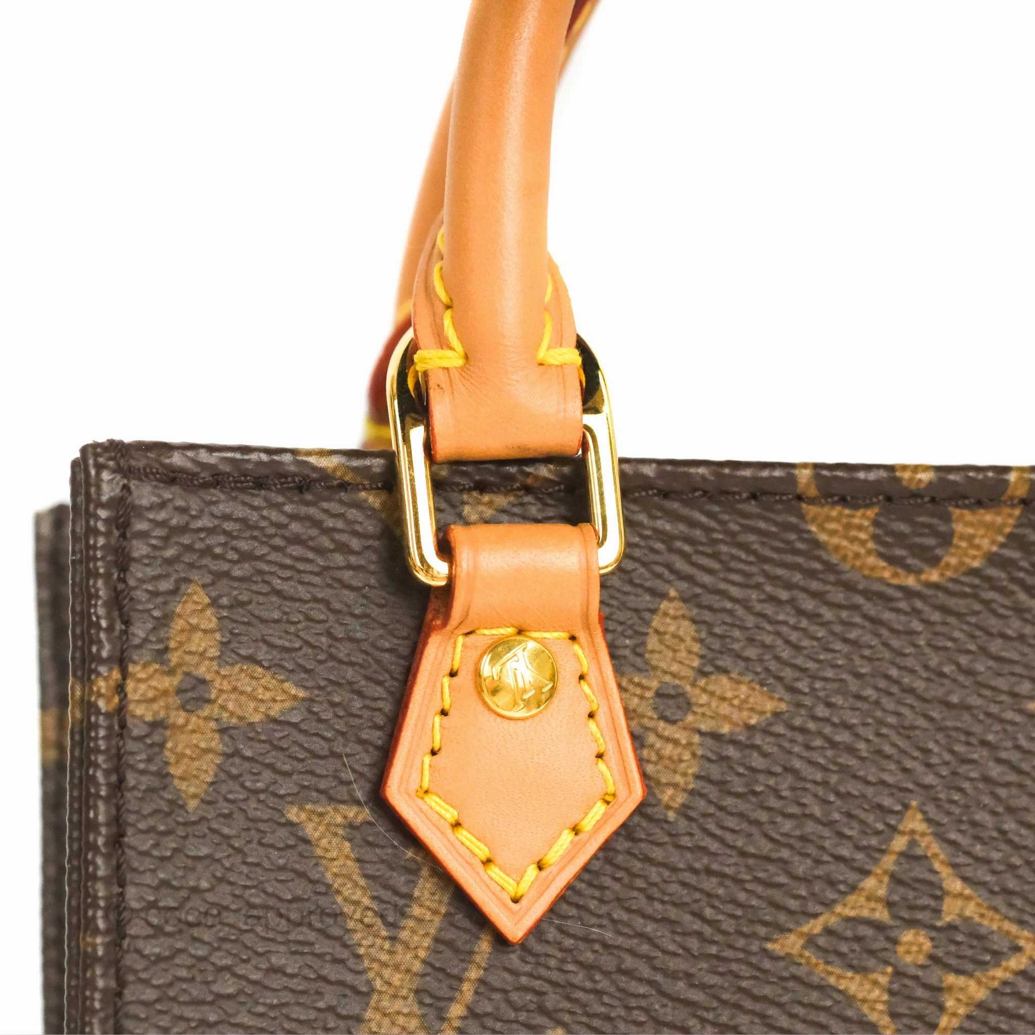 Louis Vuitton Petit Sac Plat Bag Monogram Canvas