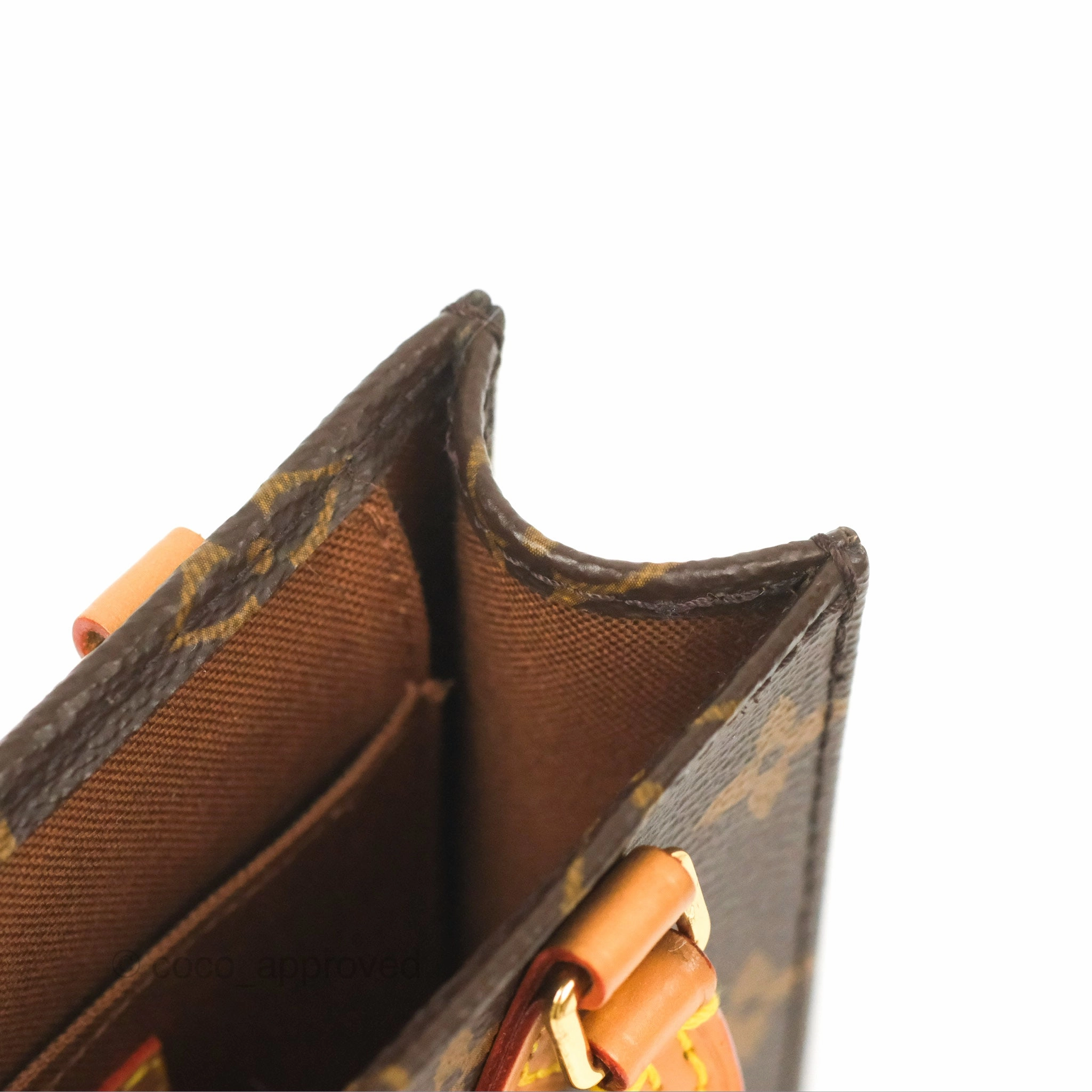 Louis Vuitton Petit Sac Plat Bag Monogram Canvas