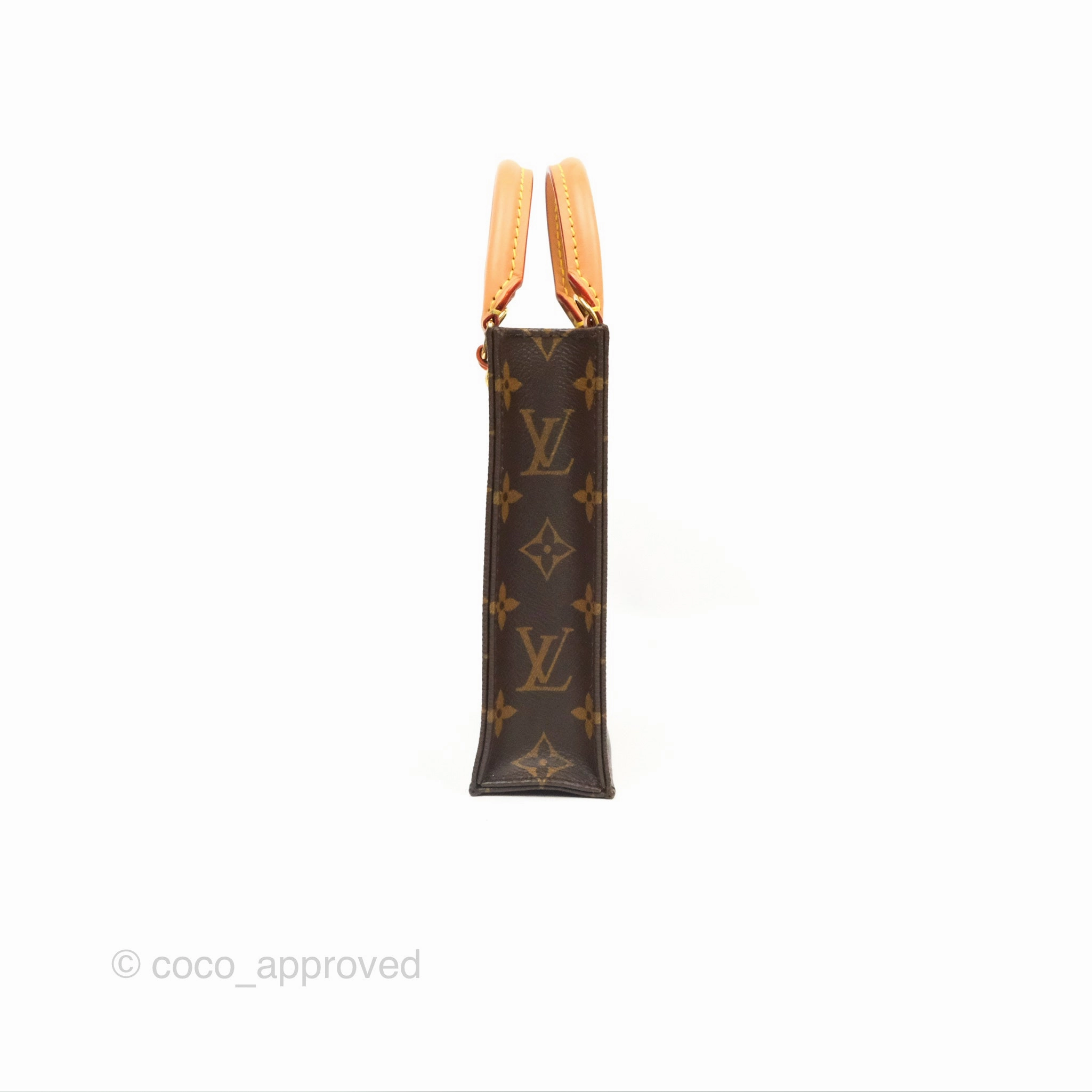 Louis Vuitton Petit Sac Plat Bag Monogram Canvas