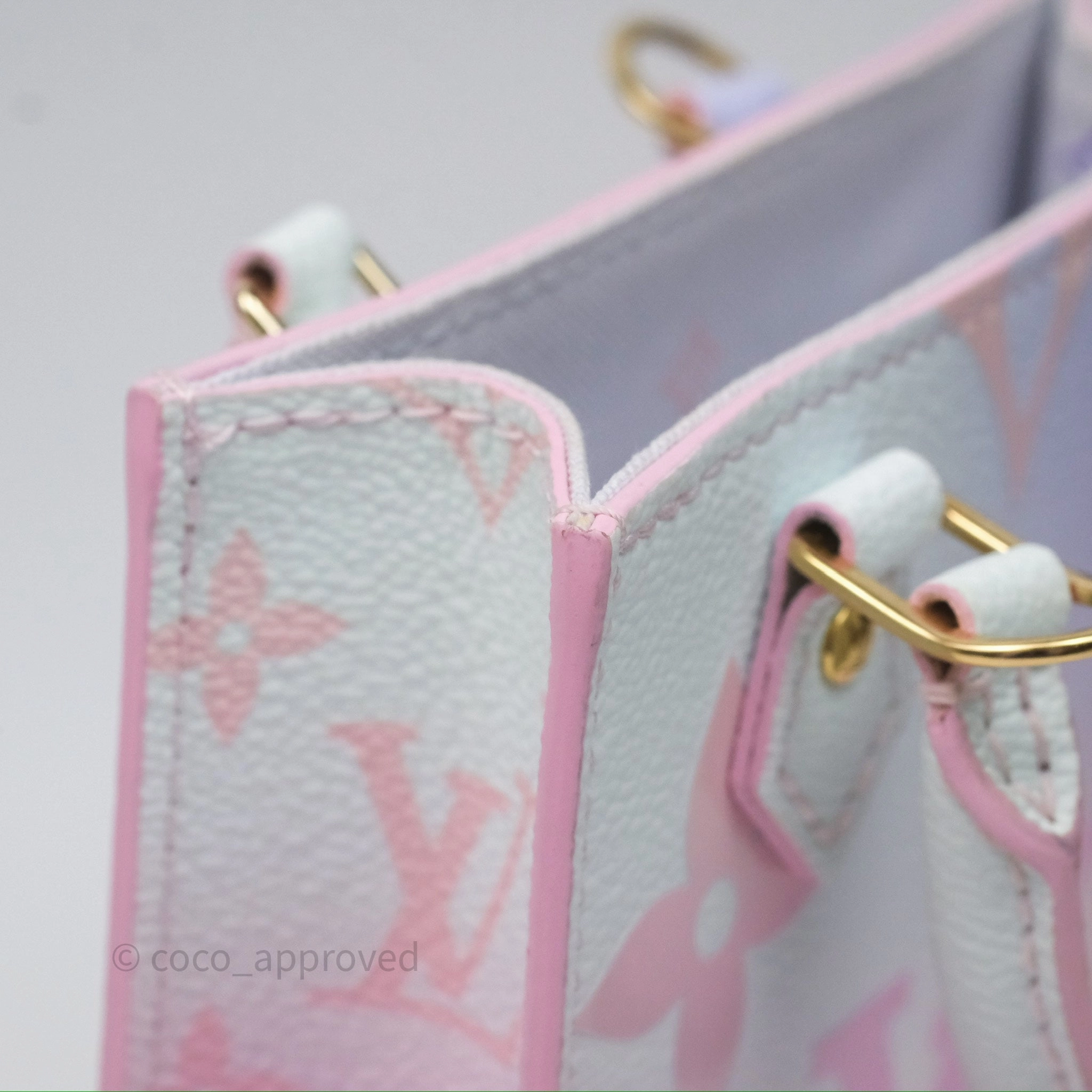 Louis Vuitton Petit Sac Plat Bag Sunrise Pastel