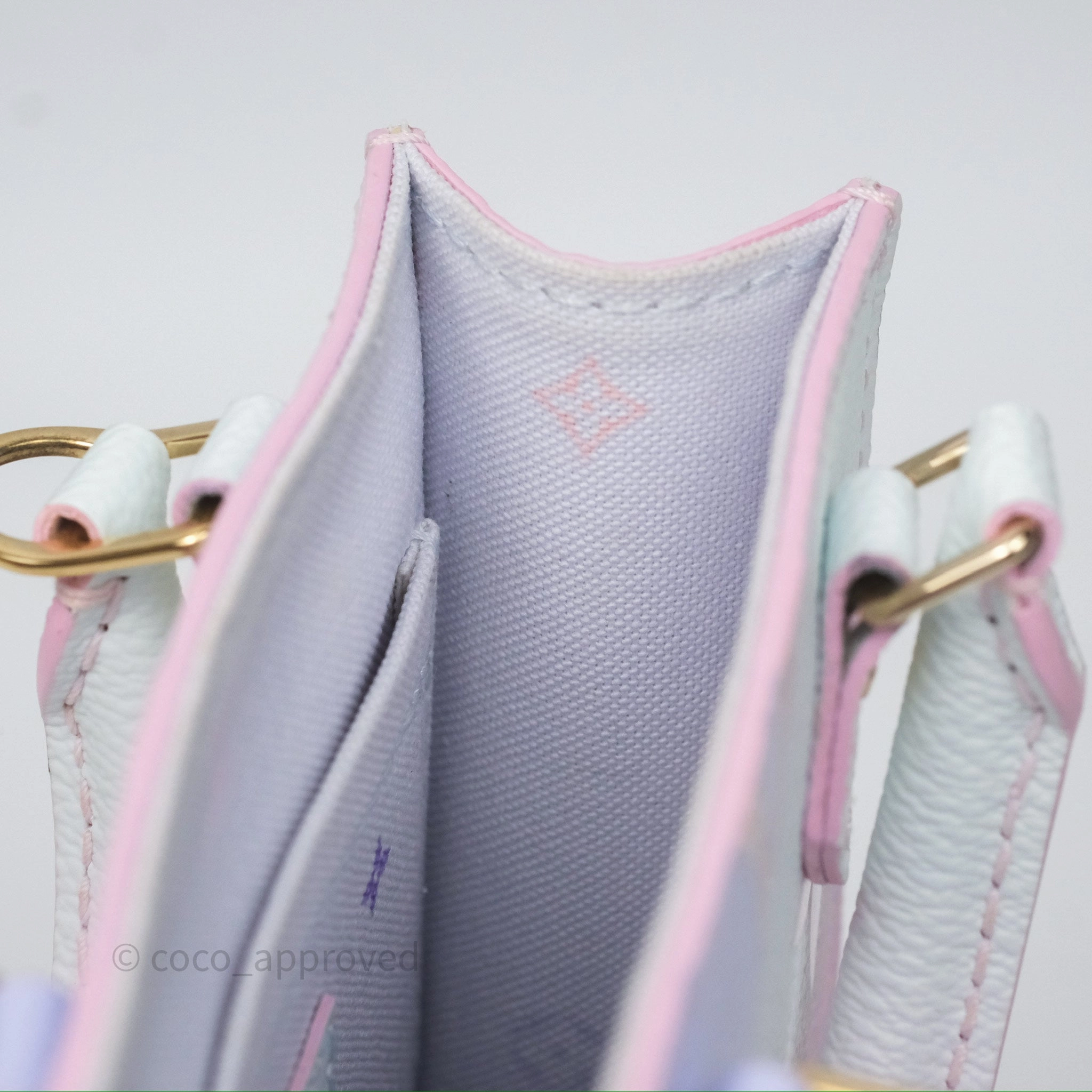 Louis Vuitton Petit Sac Plat Bag Sunrise Pastel