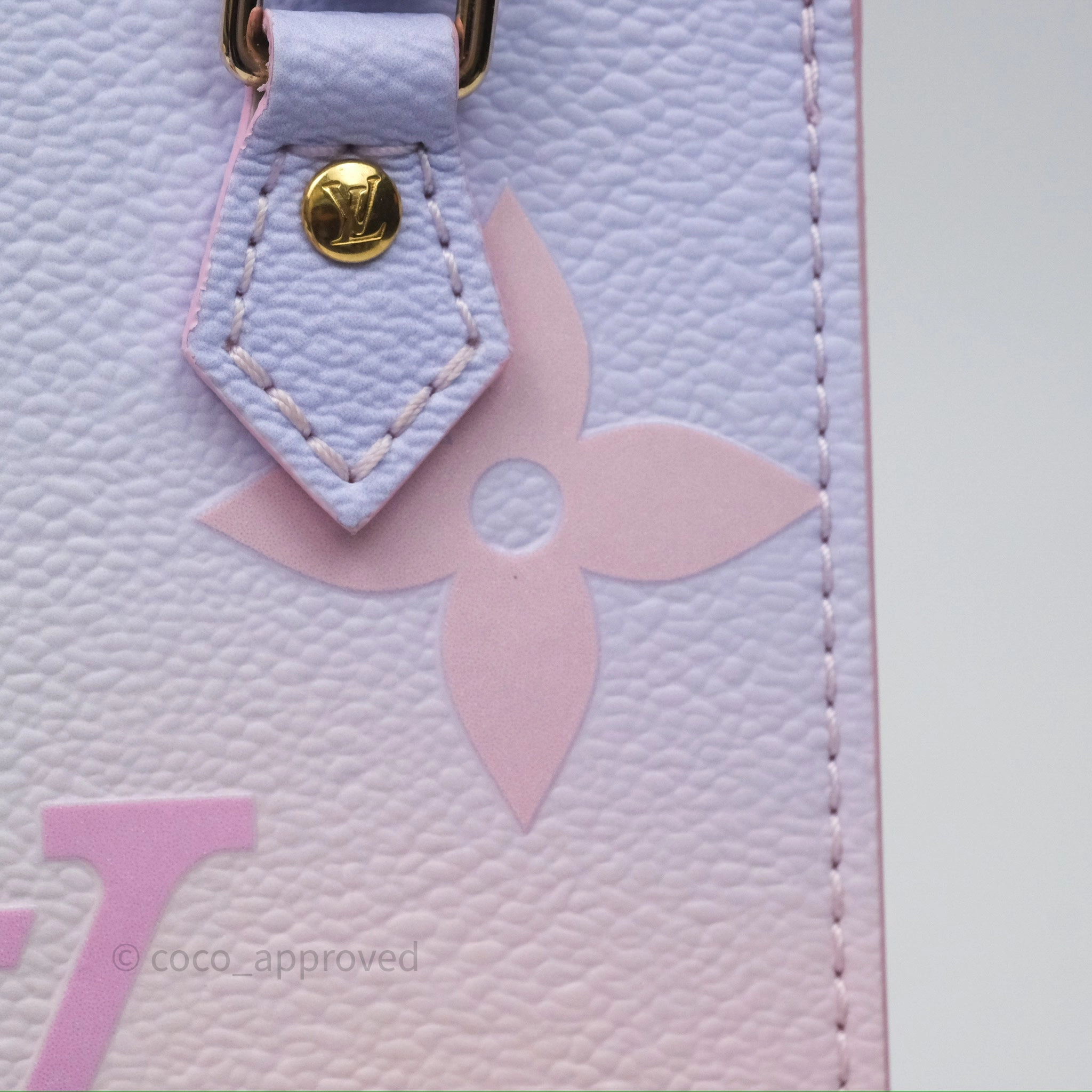 Louis Vuitton Petit Sac Plat Bag Sunrise Pastel