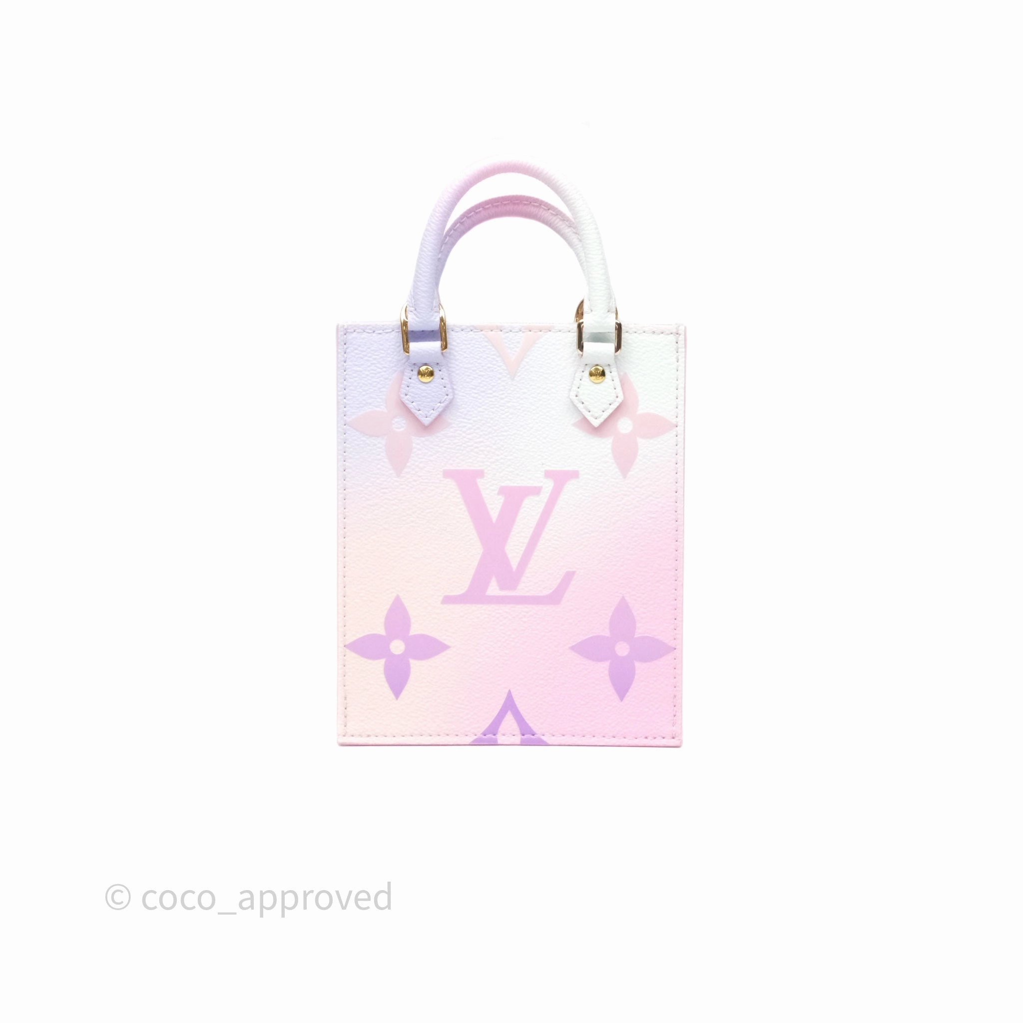 Louis Vuitton Petit Sac Plat Bag Sunrise Pastel