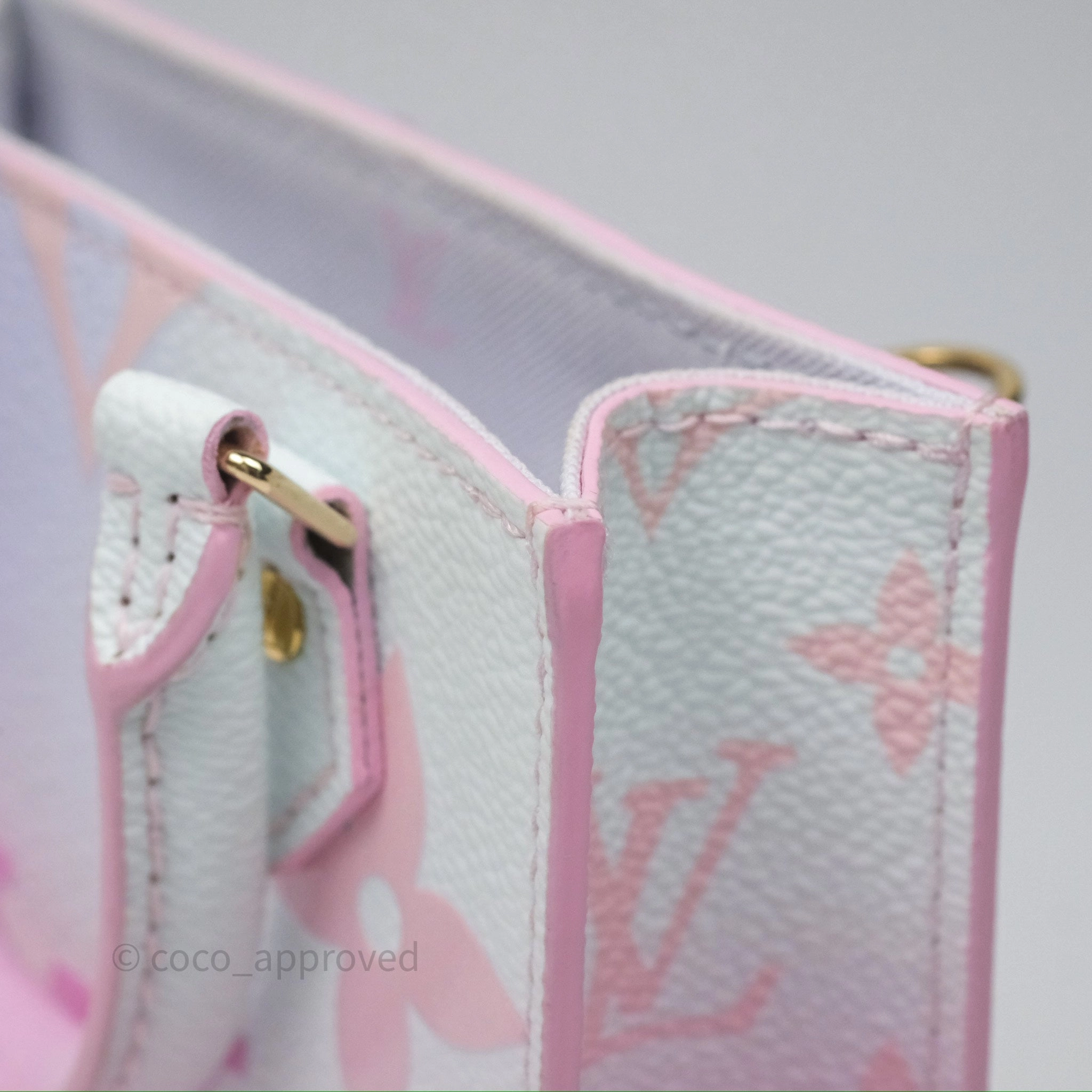Louis Vuitton Petit Sac Plat Bag Sunrise Pastel