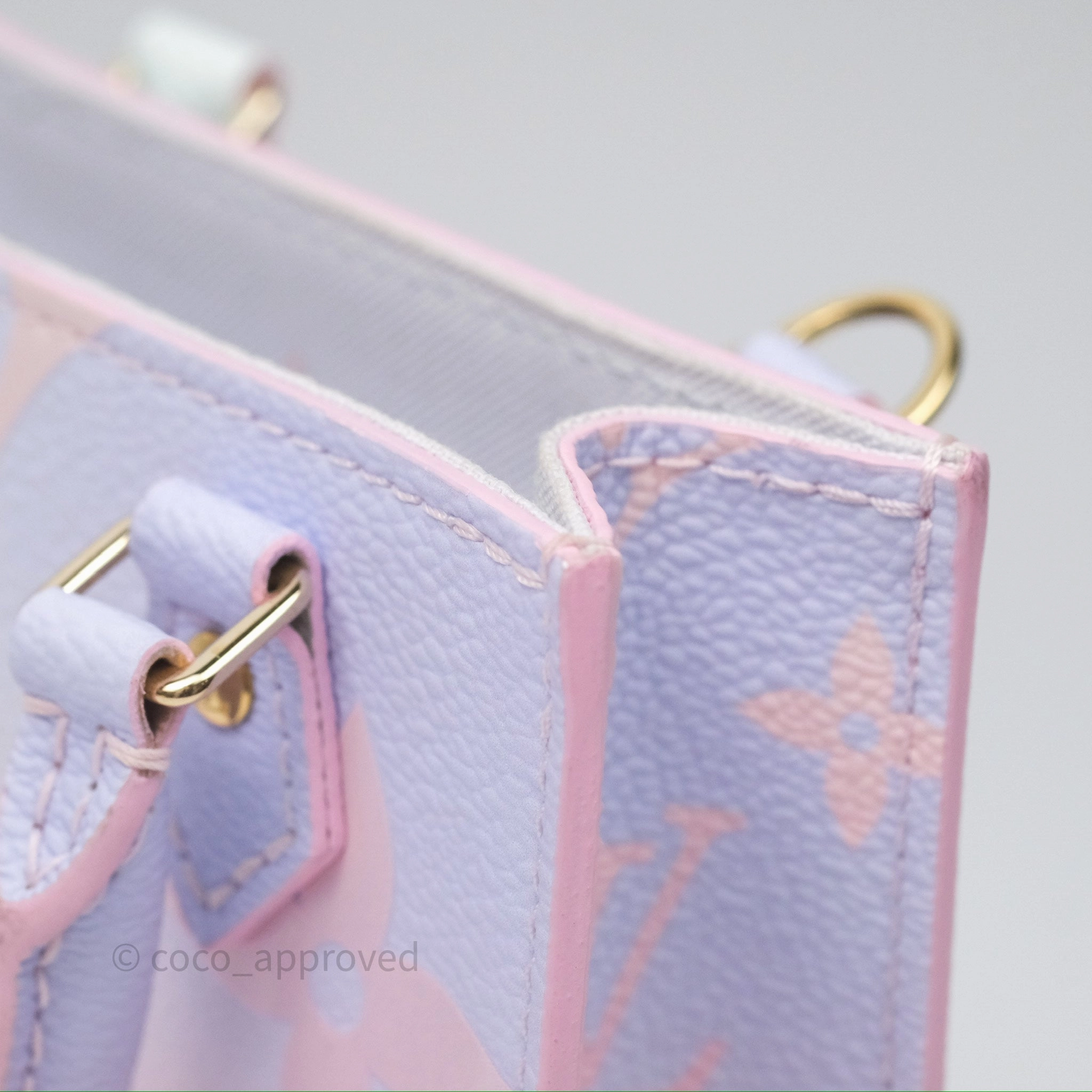 Louis Vuitton Petit Sac Plat Bag Sunrise Pastel