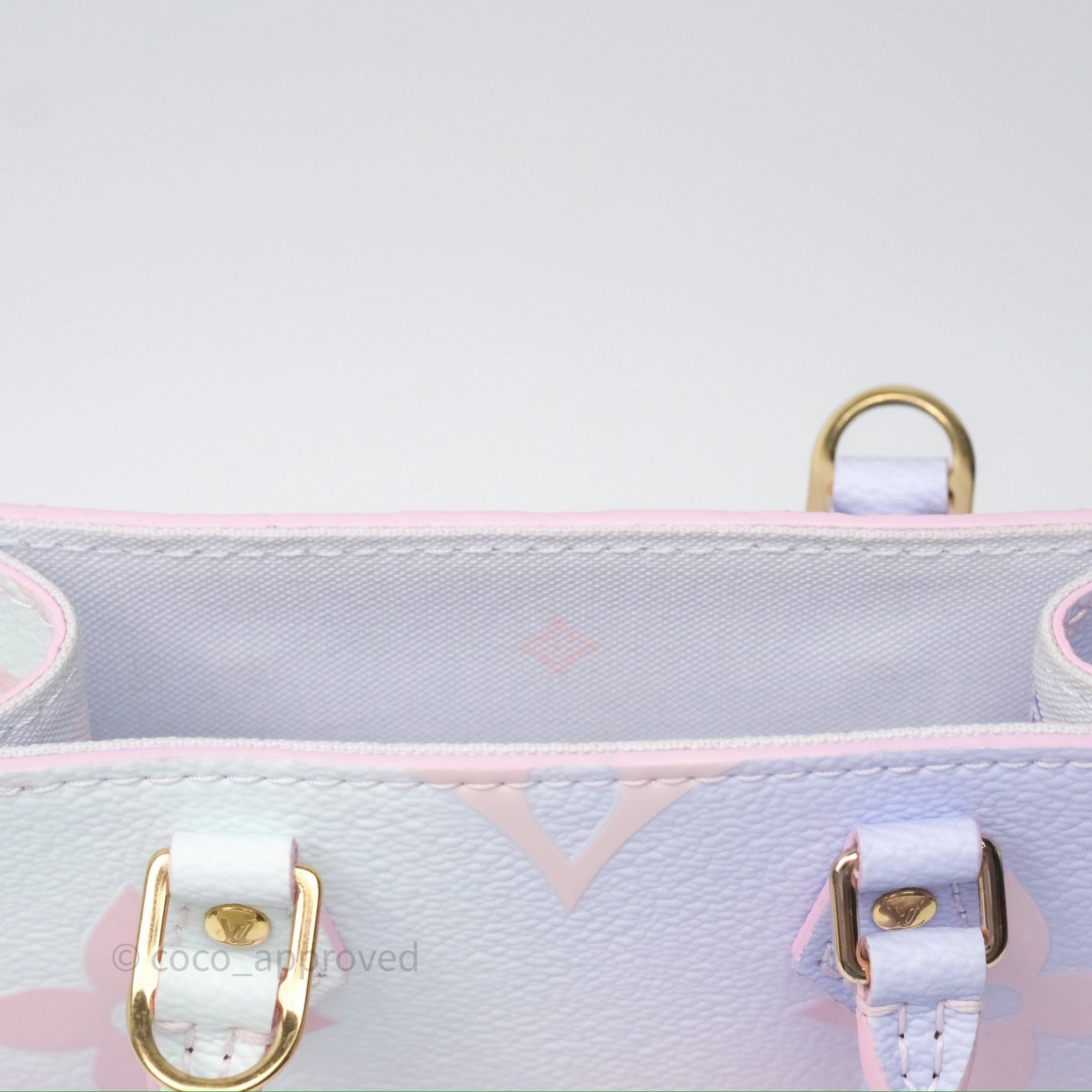 Louis Vuitton Petit Sac Plat Bag Sunrise Pastel