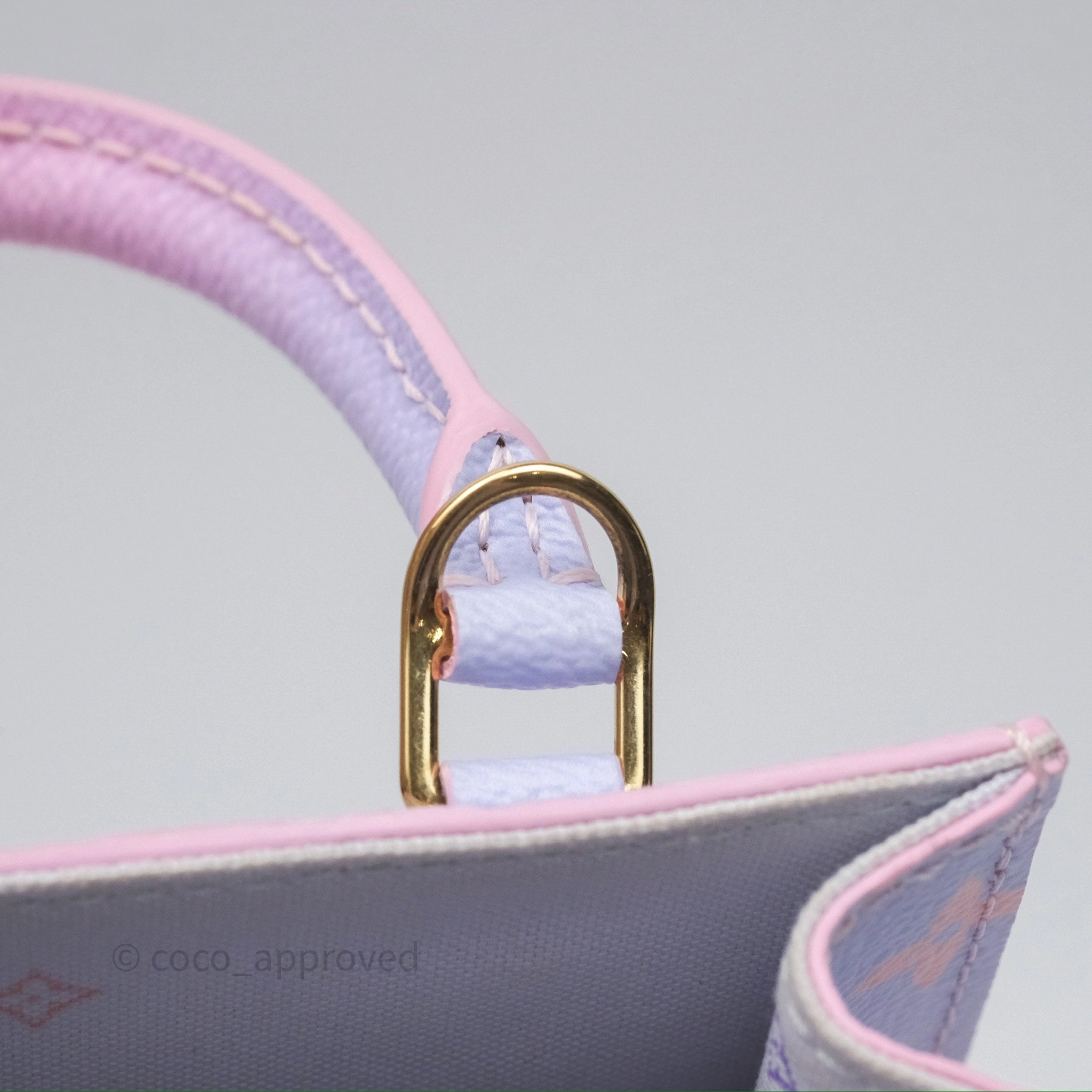 Louis Vuitton Petit Sac Plat Bag Sunrise Pastel
