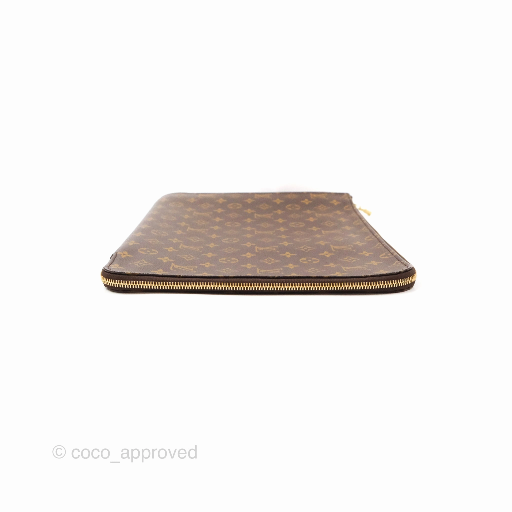 Louis Vuitton Poche Document Clutch Monogram