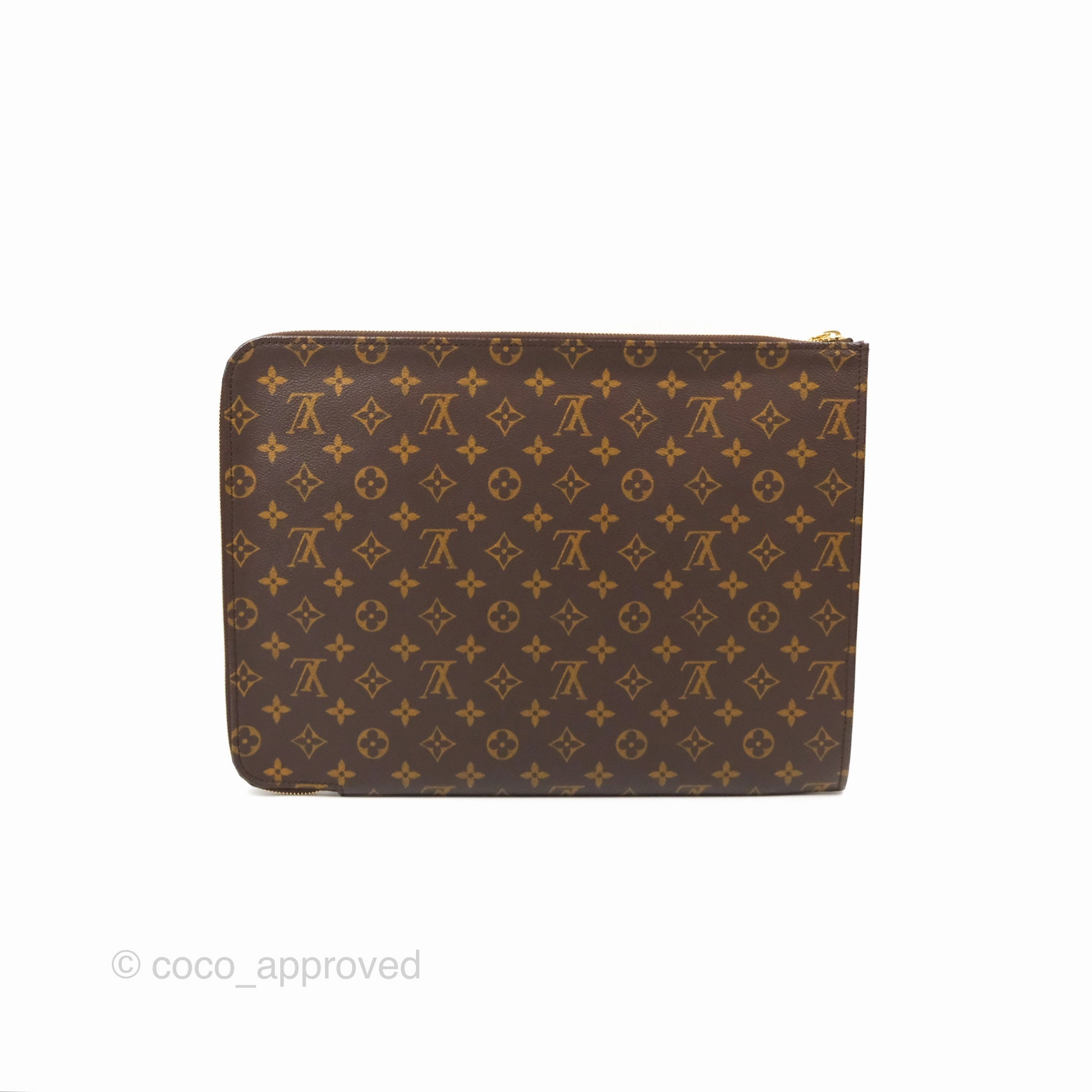 Louis Vuitton Poche Document Clutch Monogram