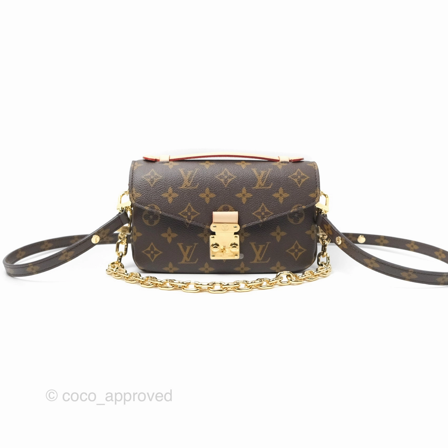 Louis Vuitton Pochette Mtis East West Monogram Canvas