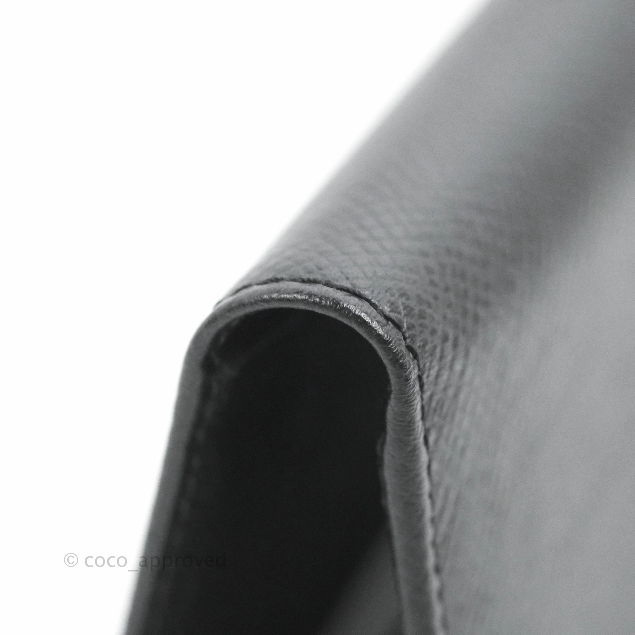 Louis Vuitton Porte Valeurs Long Wallet Black Taiga