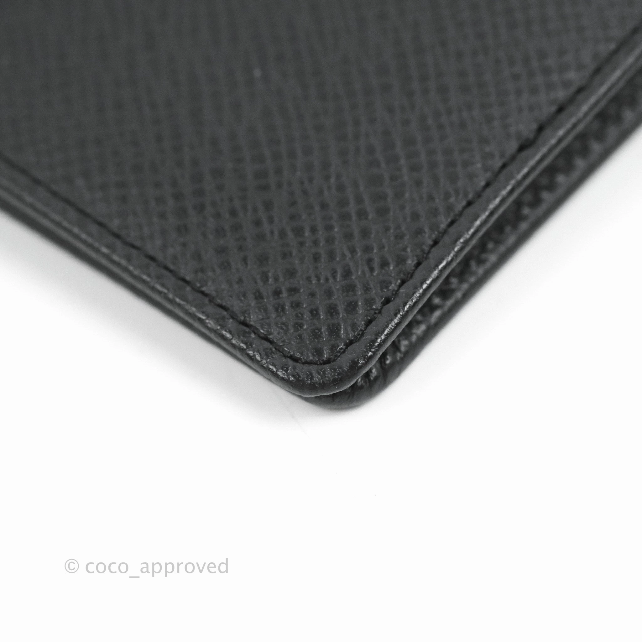 Louis Vuitton Porte Valeurs Long Wallet Black Taiga