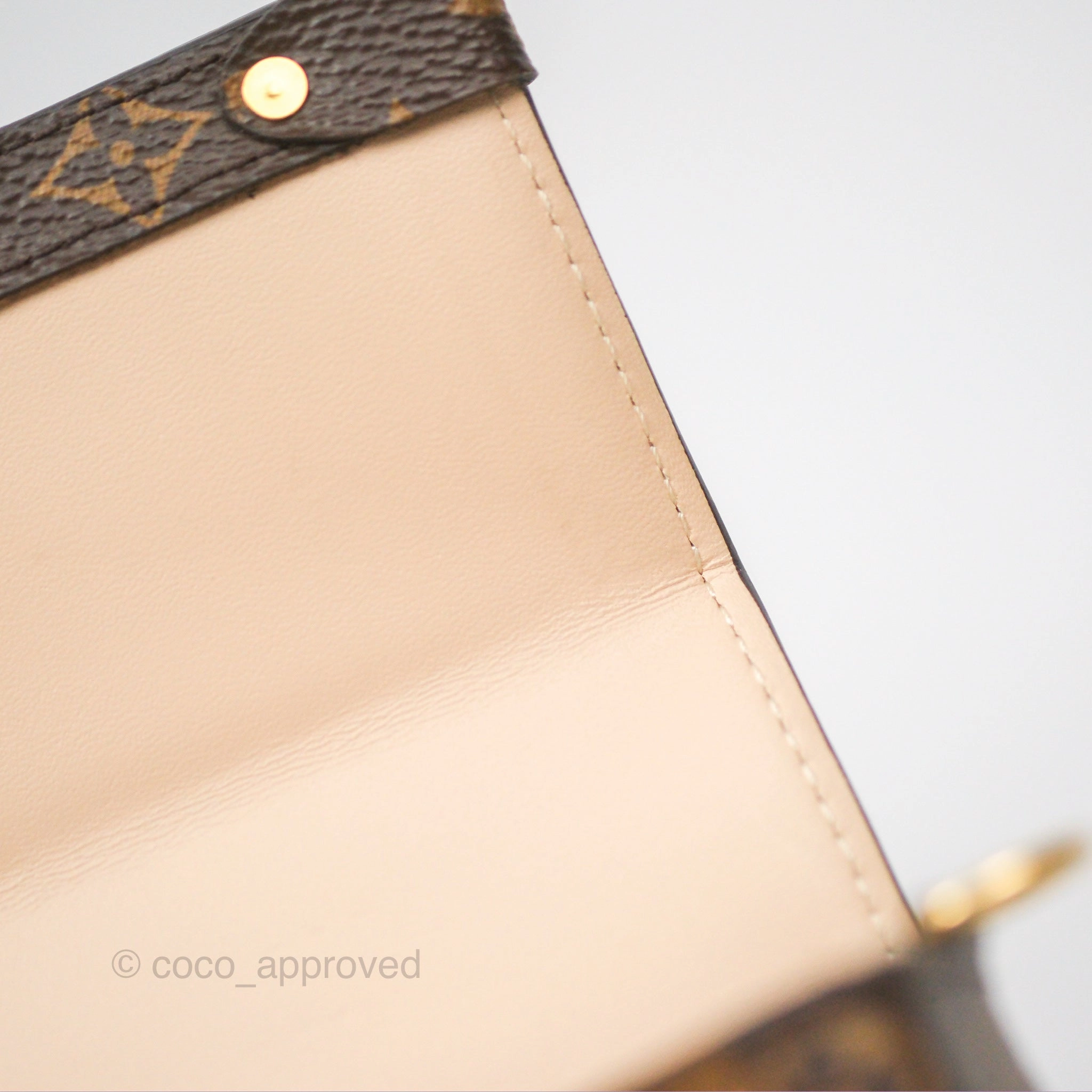Louis Vuitton Reverse Monogram Pochette Vertical Trunk