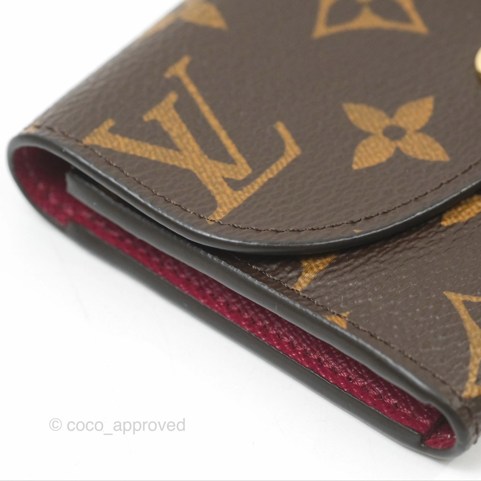 Louis Vuitton Rosalie Coin Purse Monogram Fuchsia Pink