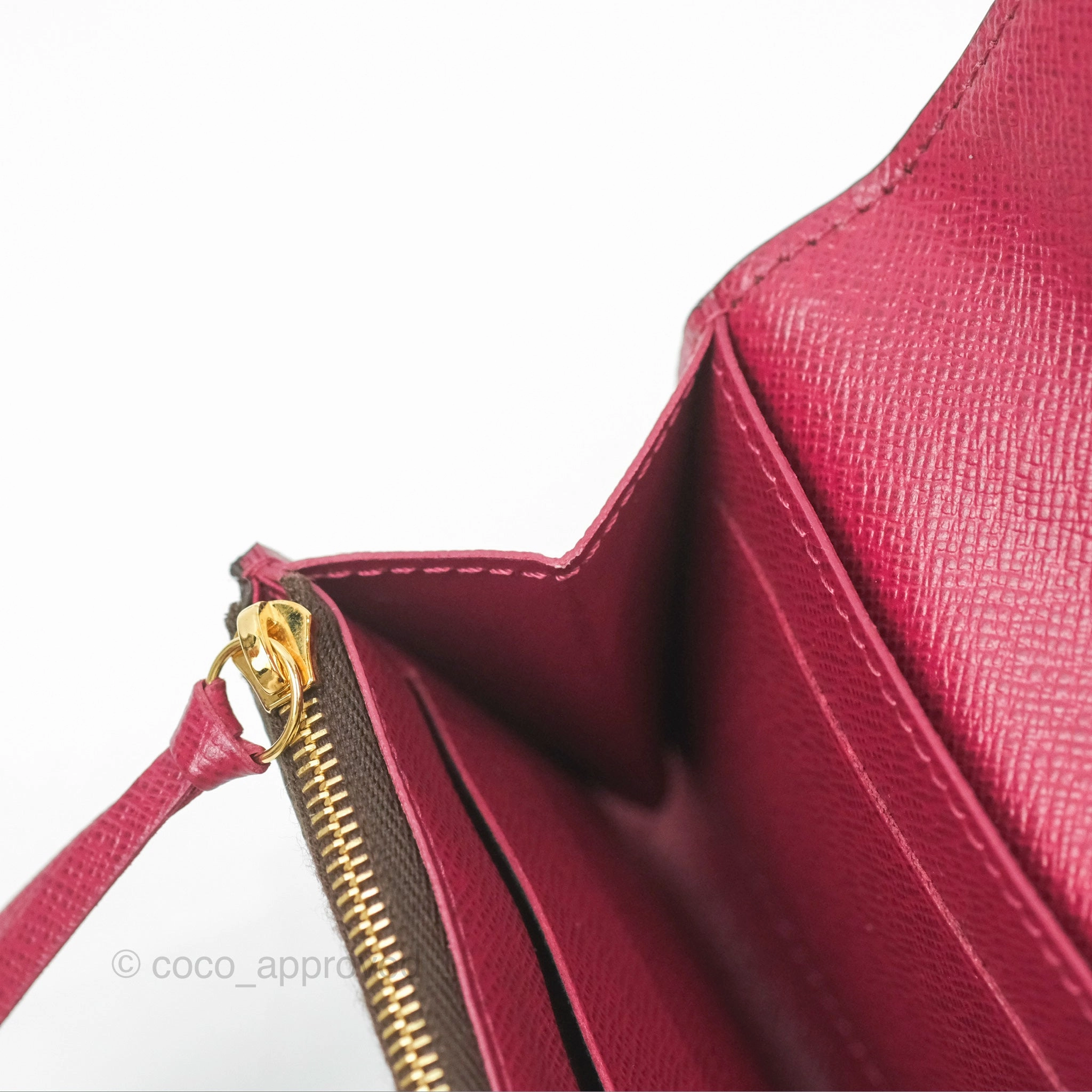 Louis Vuitton Rosalie Coin Purse Monogram Fuchsia Pink