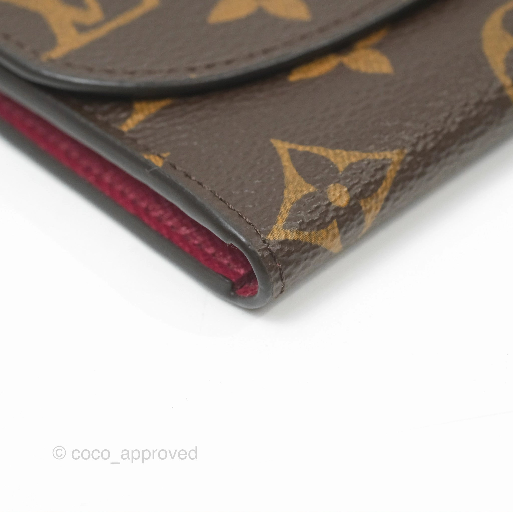 Louis Vuitton Rosalie Coin Purse Monogram Fuchsia Pink
