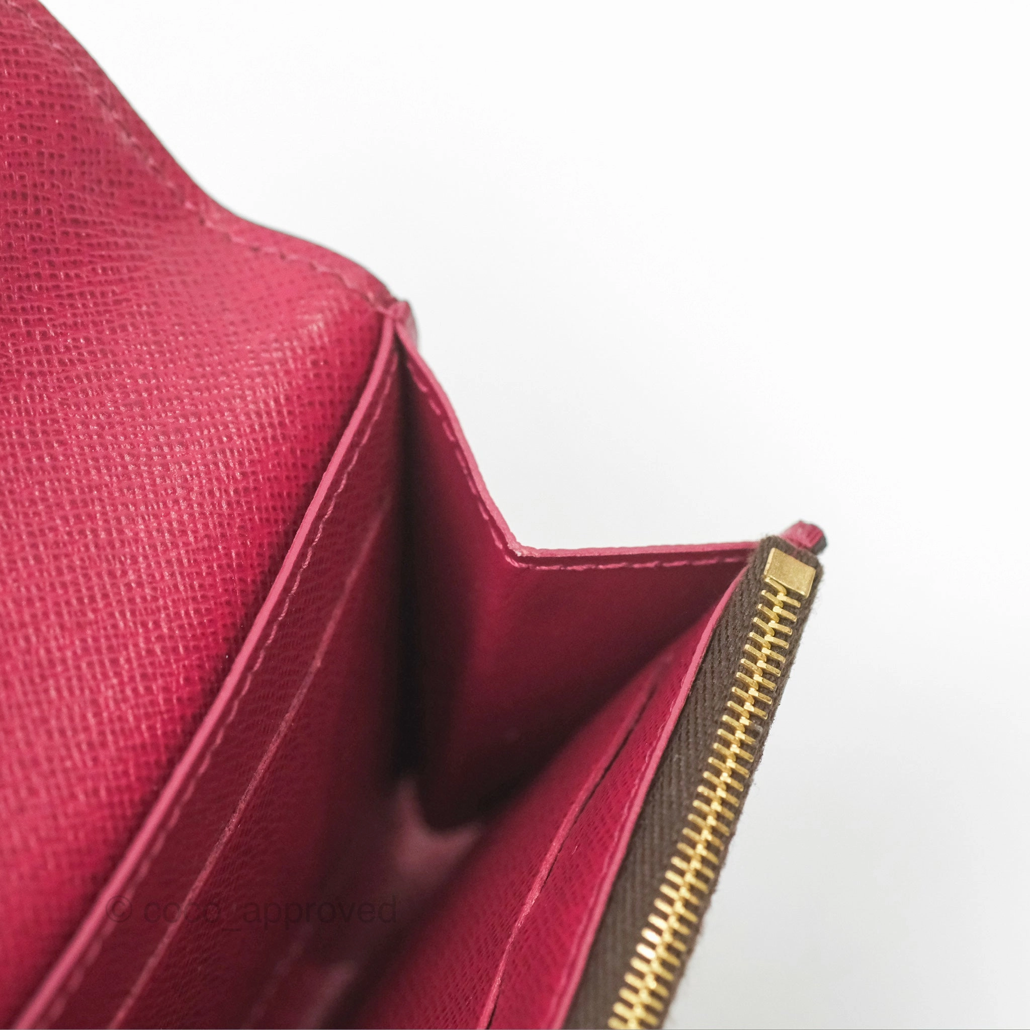 Louis Vuitton Rosalie Coin Purse Monogram Fuchsia Pink