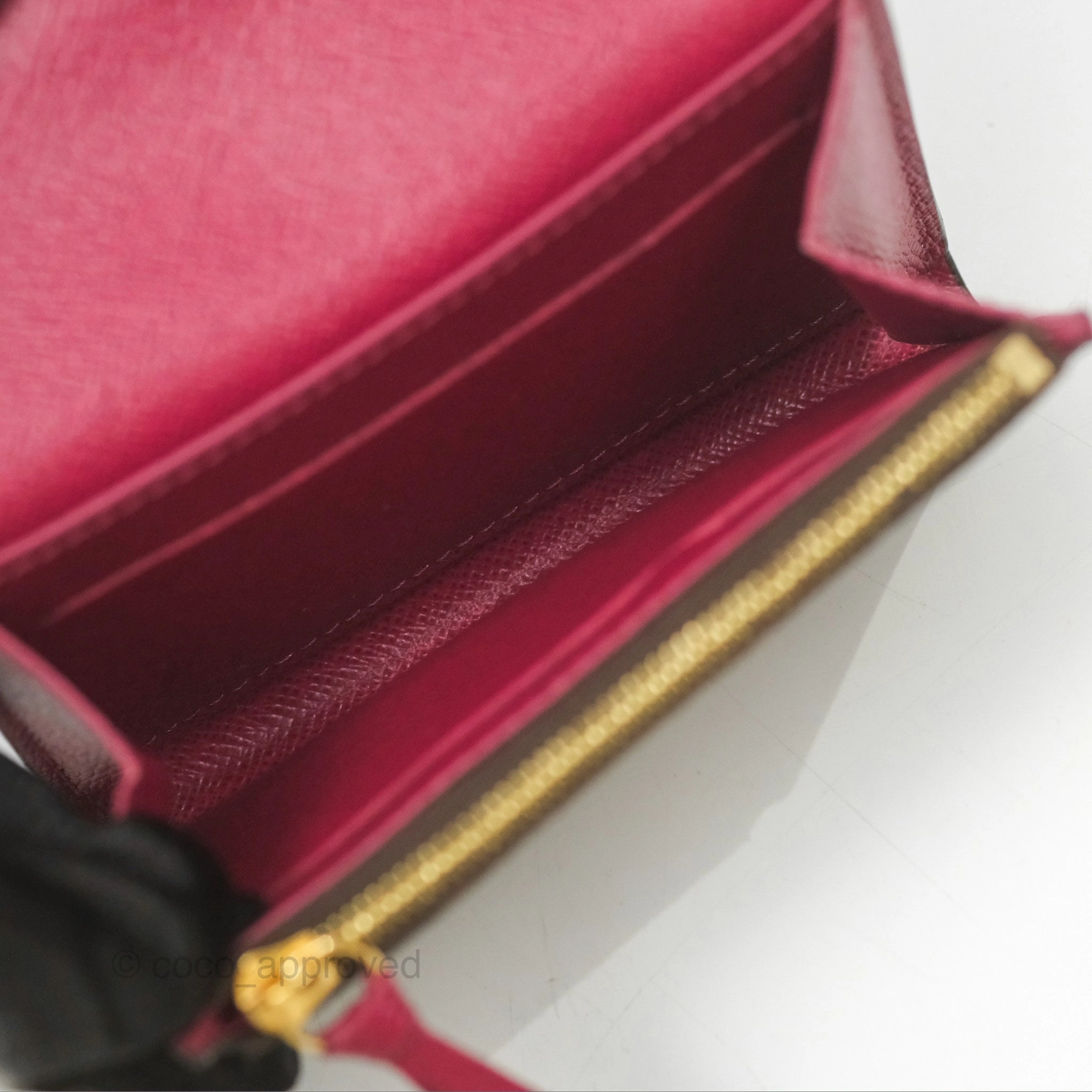 Louis Vuitton Rosalie Coin Purse Monogram Fuchsia Pink