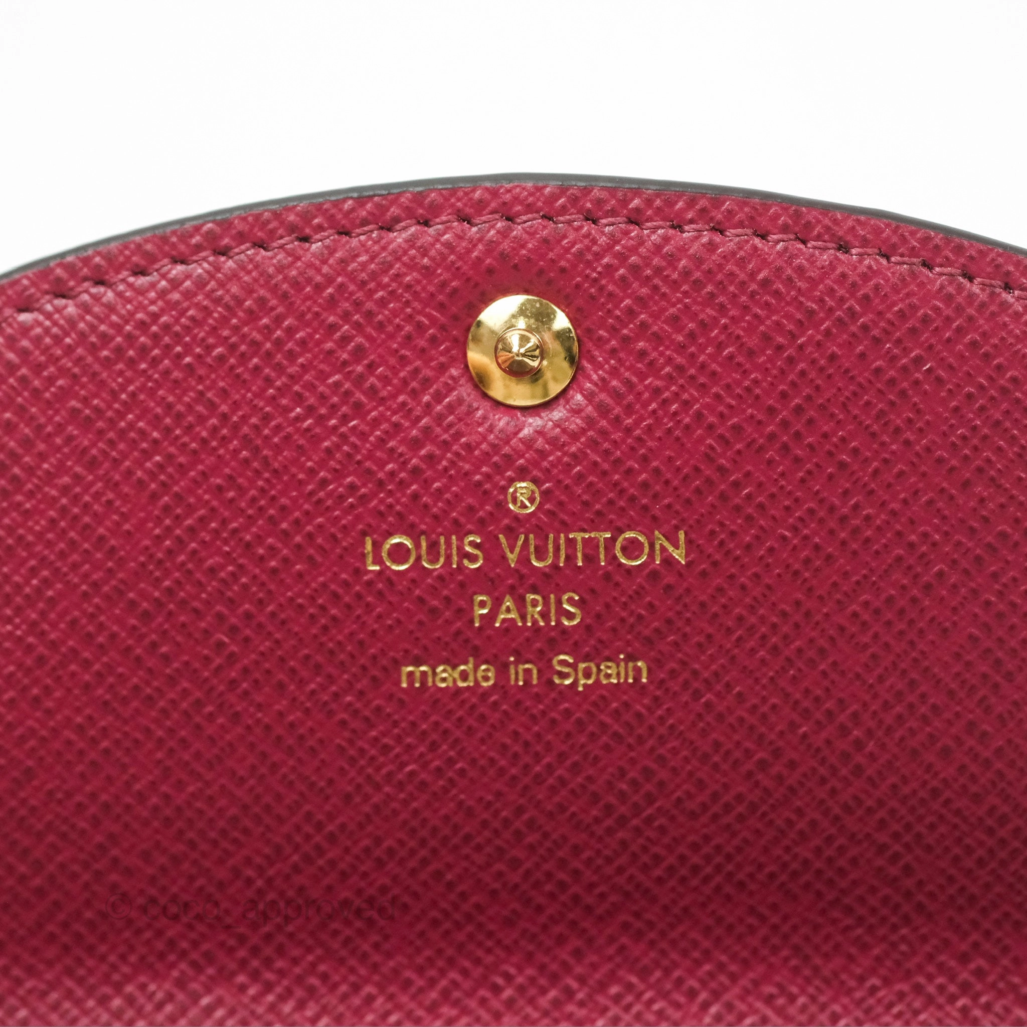Louis Vuitton Rosalie Coin Purse Monogram Fuchsia Pink