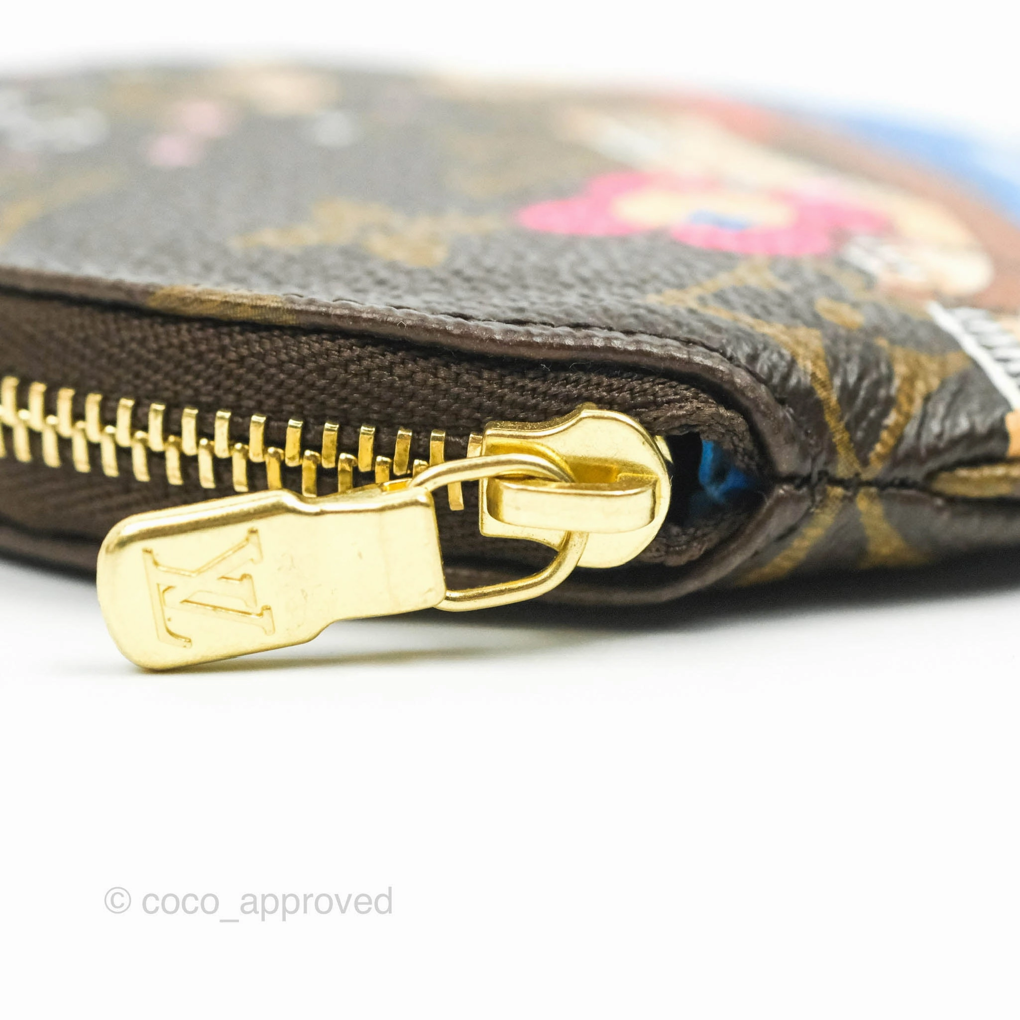 Louis Vuitton Round Coin Purse Monogram Vivienne Venice Christmas Edition