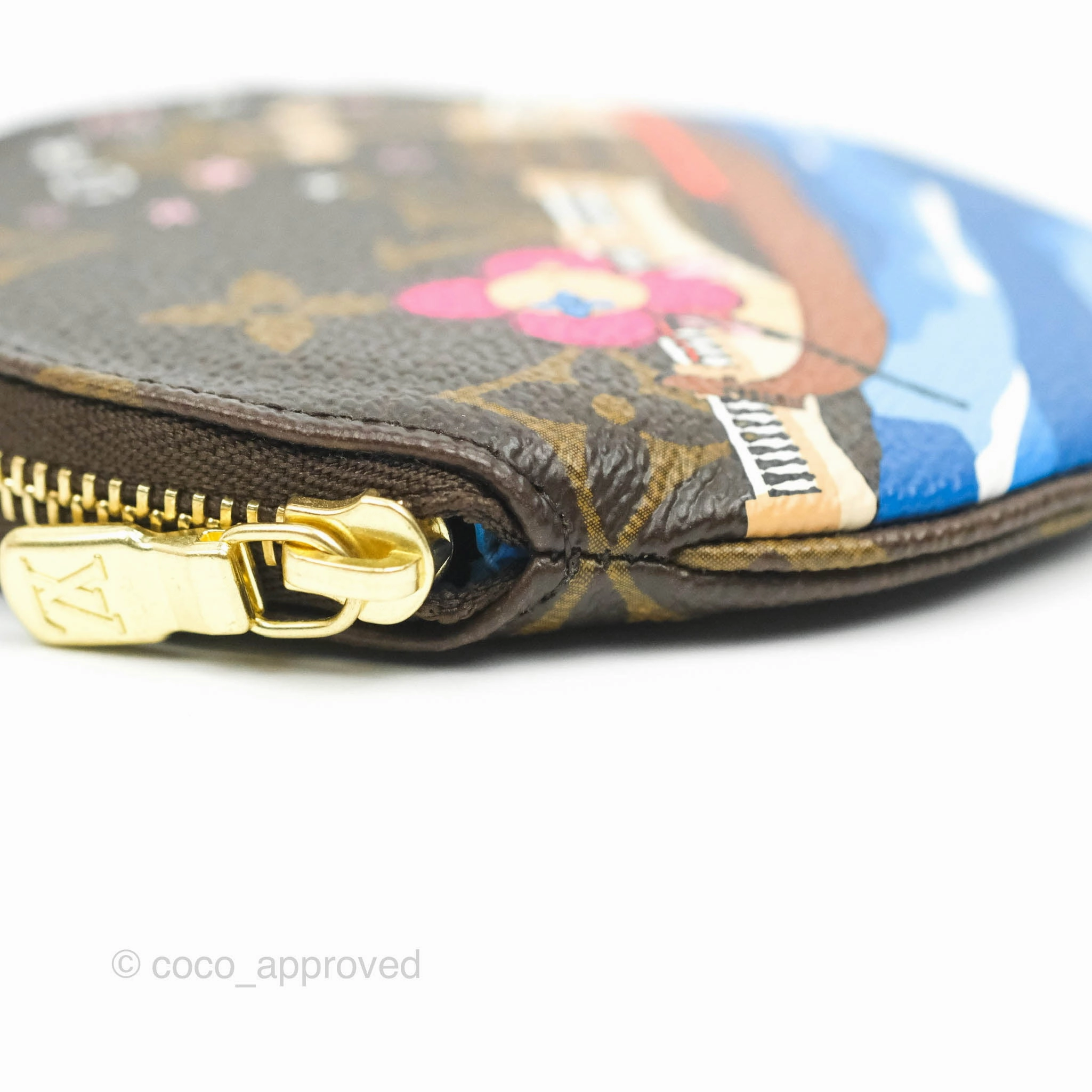 Louis Vuitton Round Coin Purse Monogram Vivienne Venice Christmas Edition