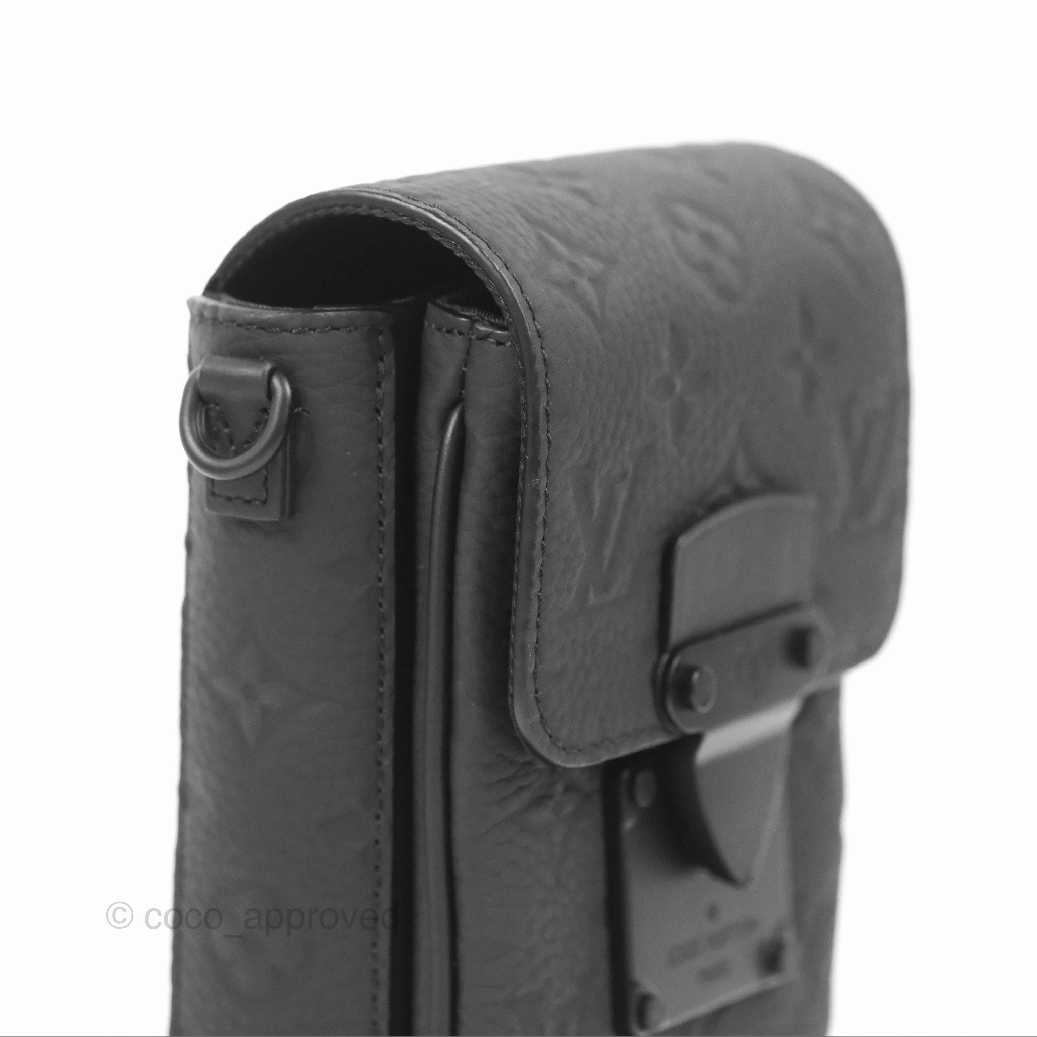 Louis Vuitton S-Lock Vertical Wearable Wallet Monogram Black