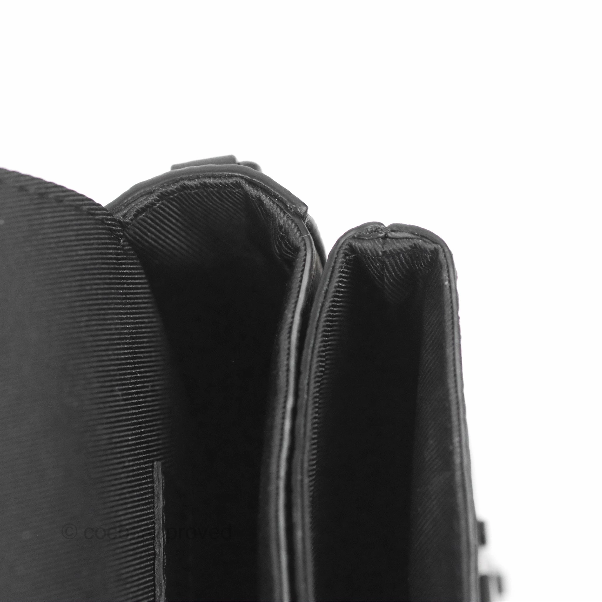 Louis Vuitton S-Lock Vertical Wearable Wallet Monogram Black