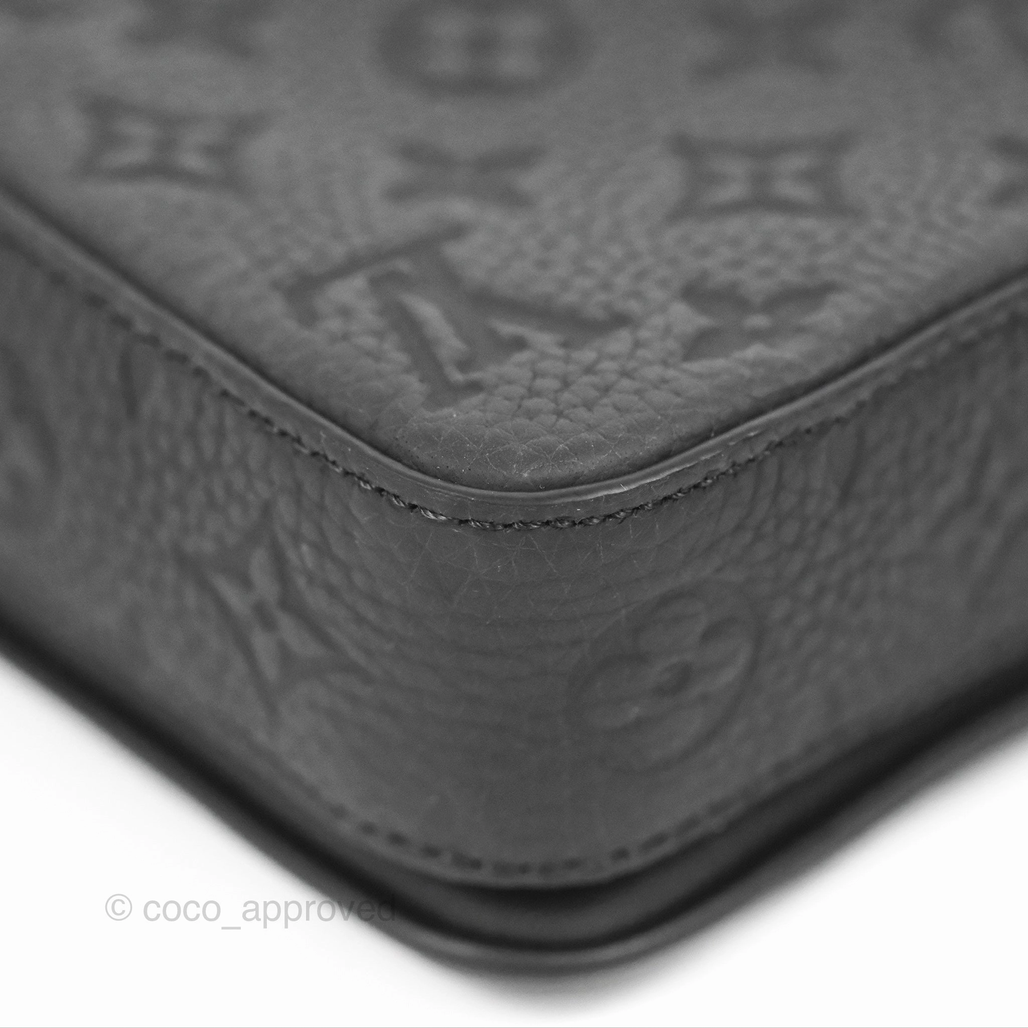 Louis Vuitton S-Lock Vertical Wearable Wallet Monogram Black