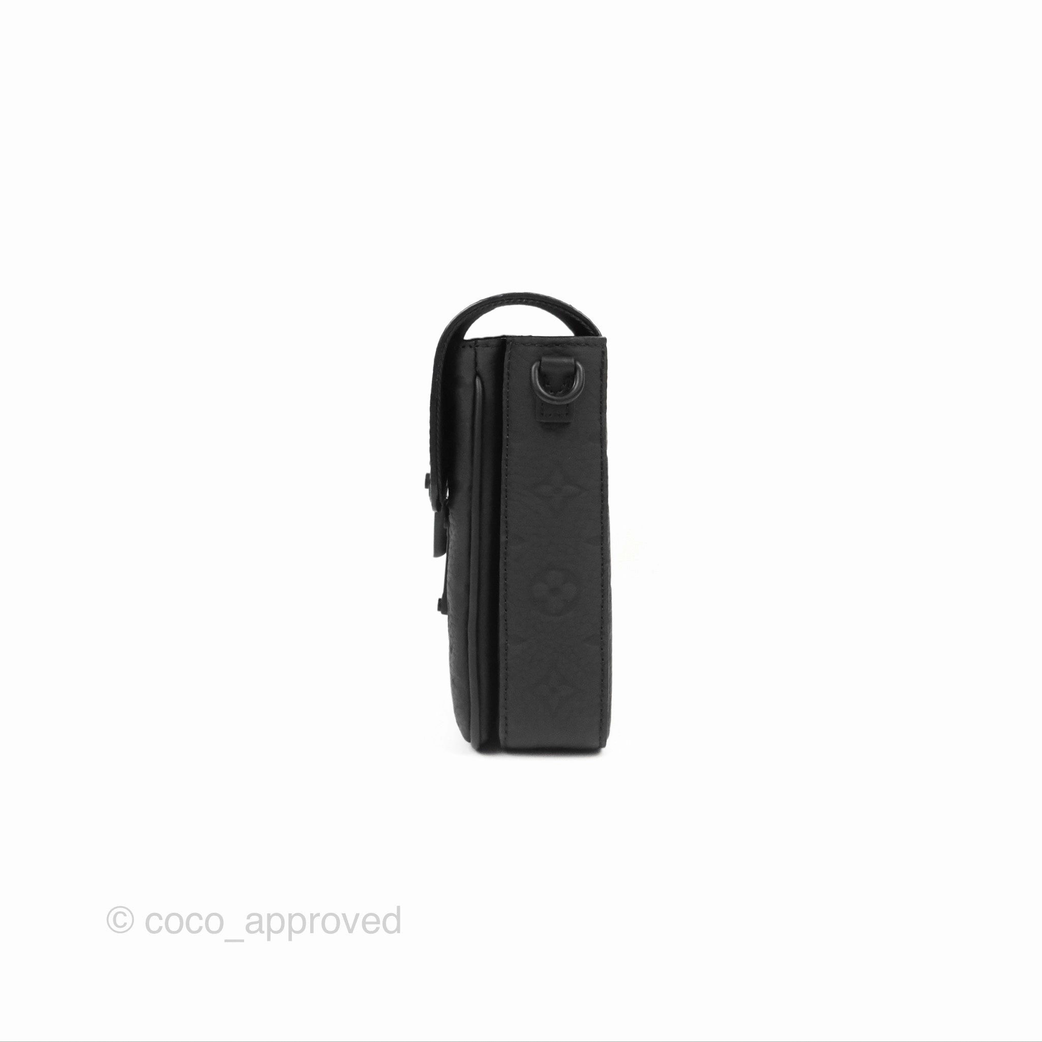 Louis Vuitton S-Lock Vertical Wearable Wallet Monogram Black