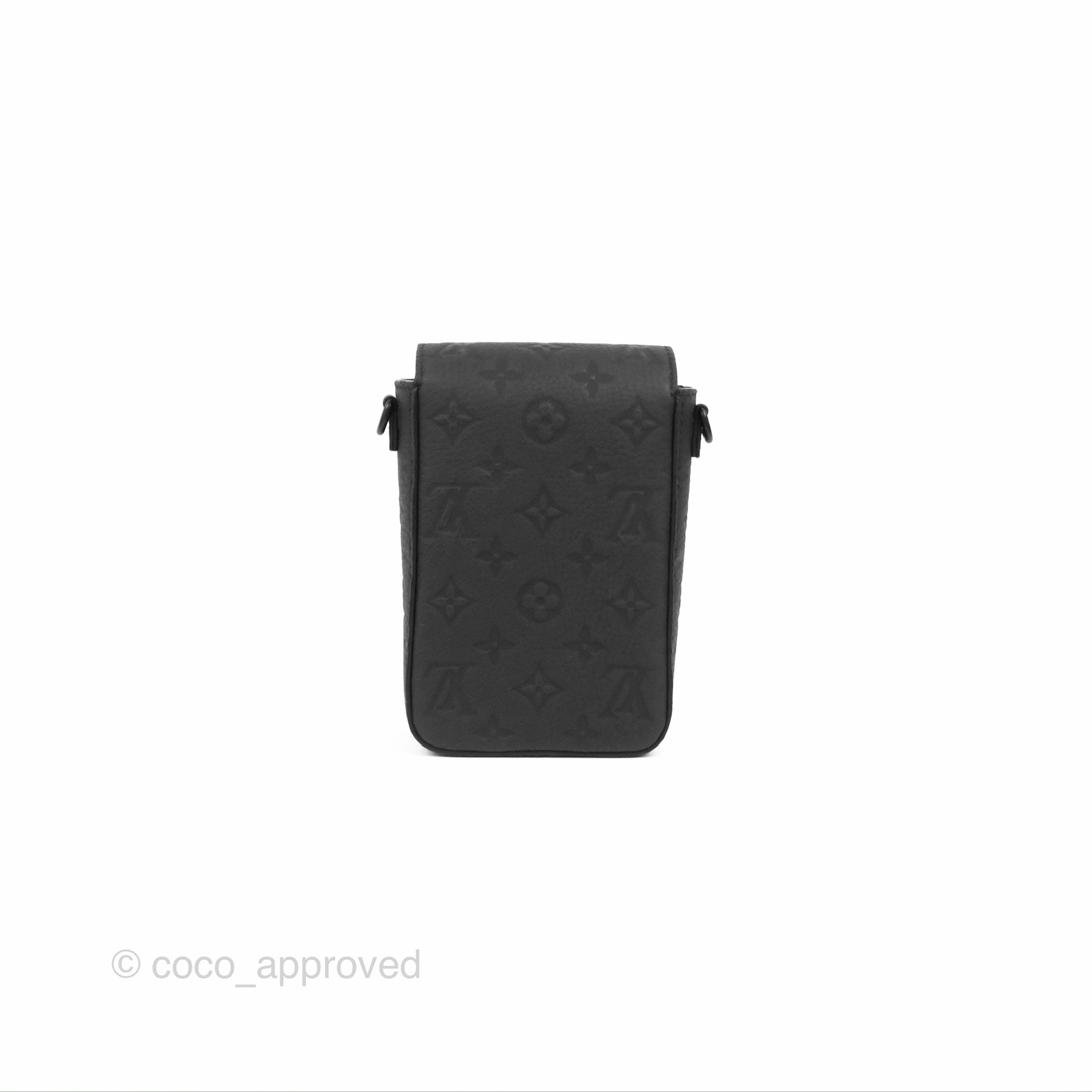 Louis Vuitton S-Lock Vertical Wearable Wallet Monogram Black