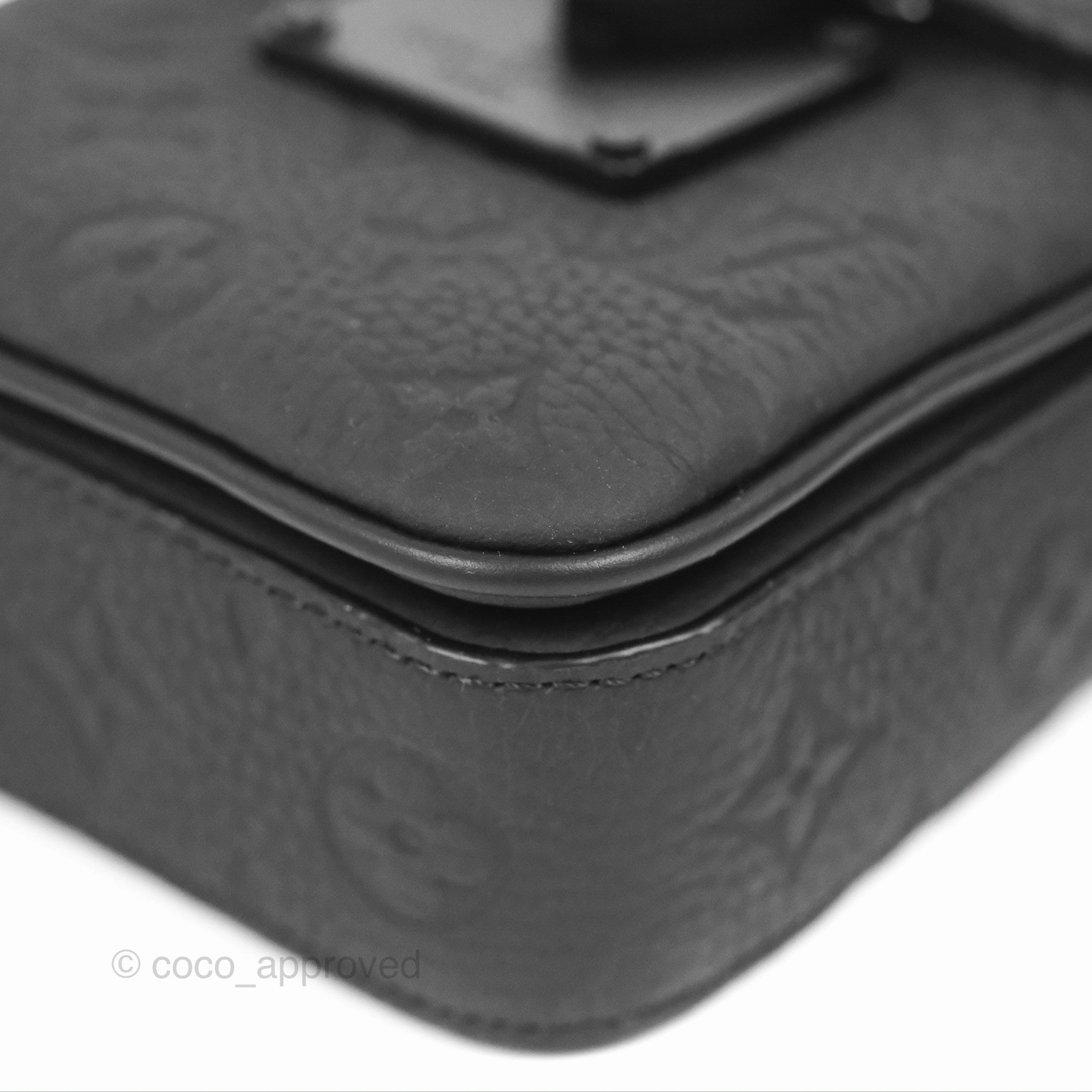 Louis Vuitton S-Lock Vertical Wearable Wallet Monogram Black
