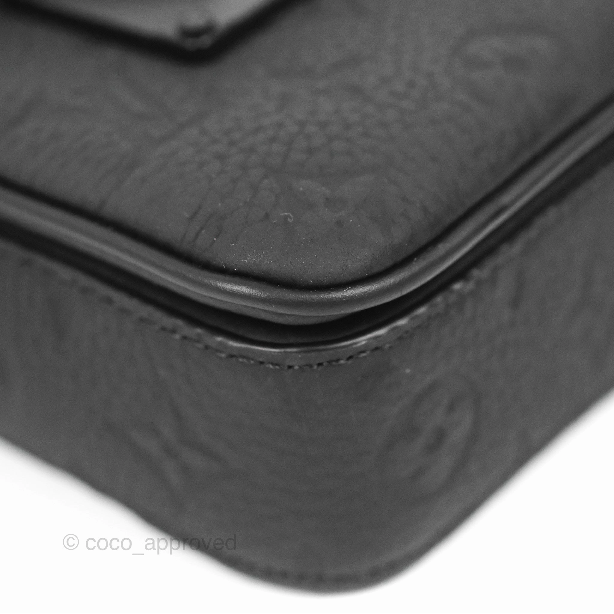 Louis Vuitton S-Lock Vertical Wearable Wallet Monogram Black