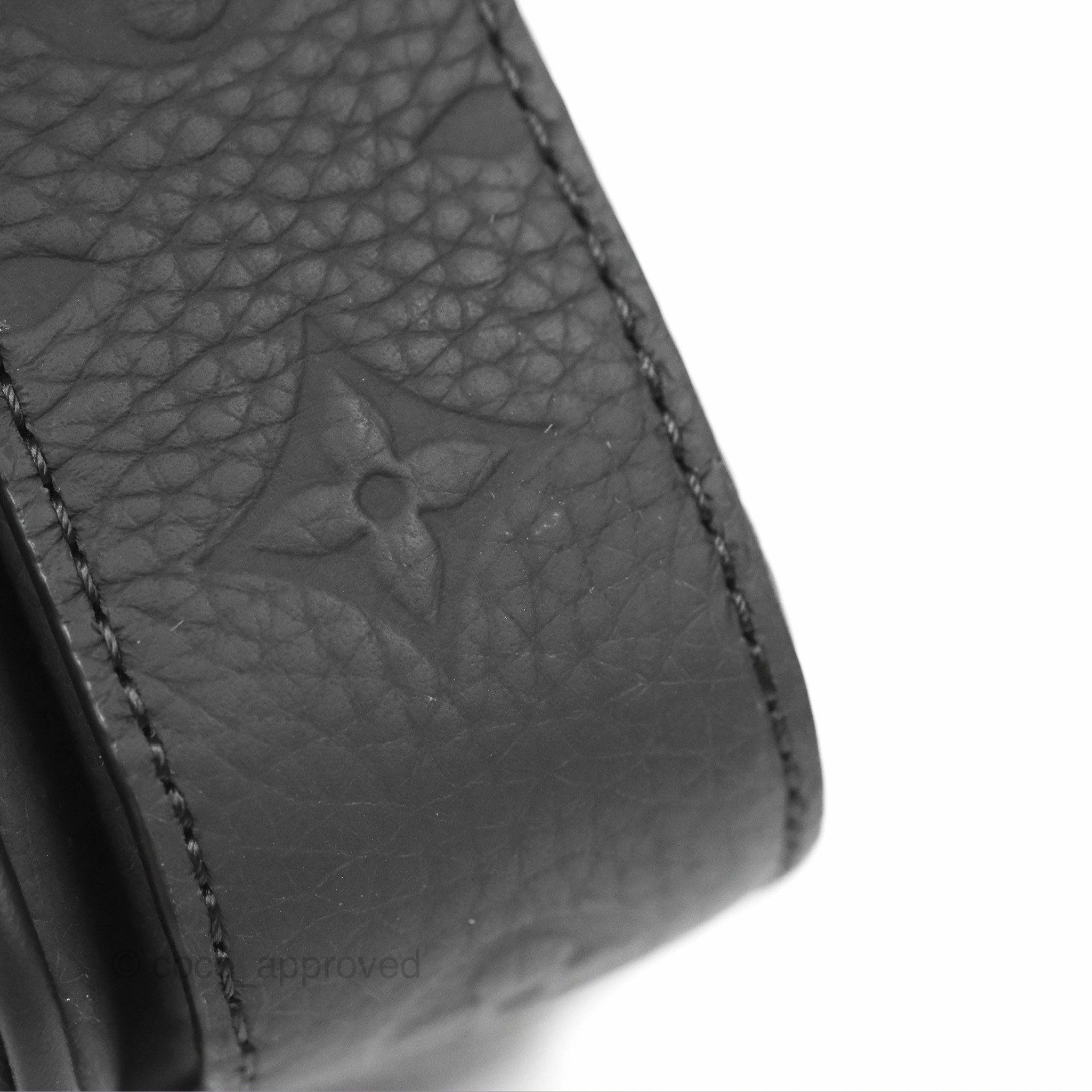 Louis Vuitton S-Lock Vertical Wearable Wallet Monogram Black