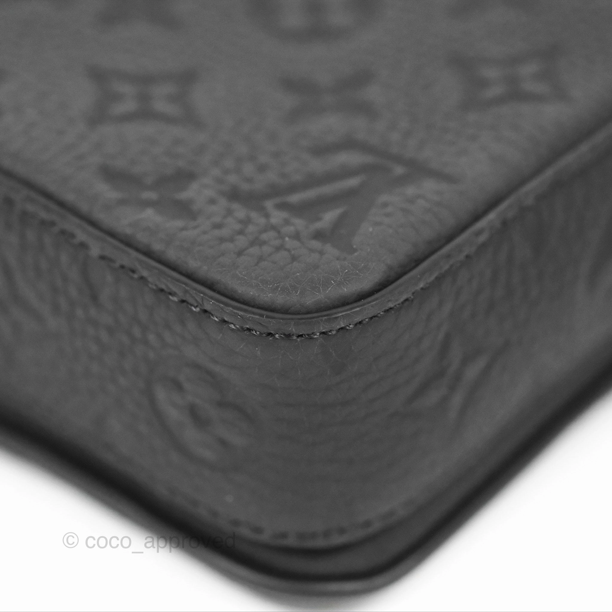 Louis Vuitton S-Lock Vertical Wearable Wallet Monogram Black