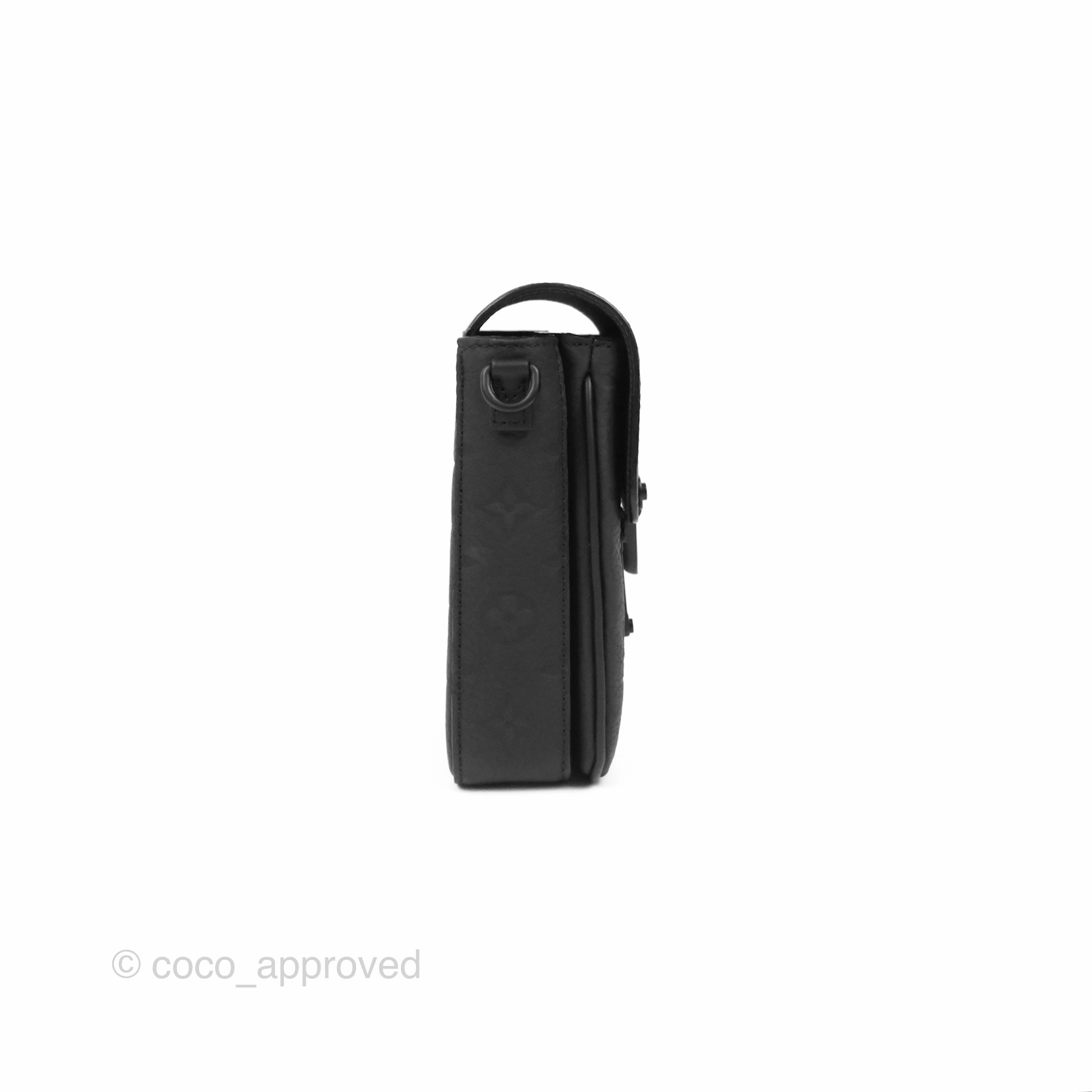 Louis Vuitton S-Lock Vertical Wearable Wallet Monogram Black