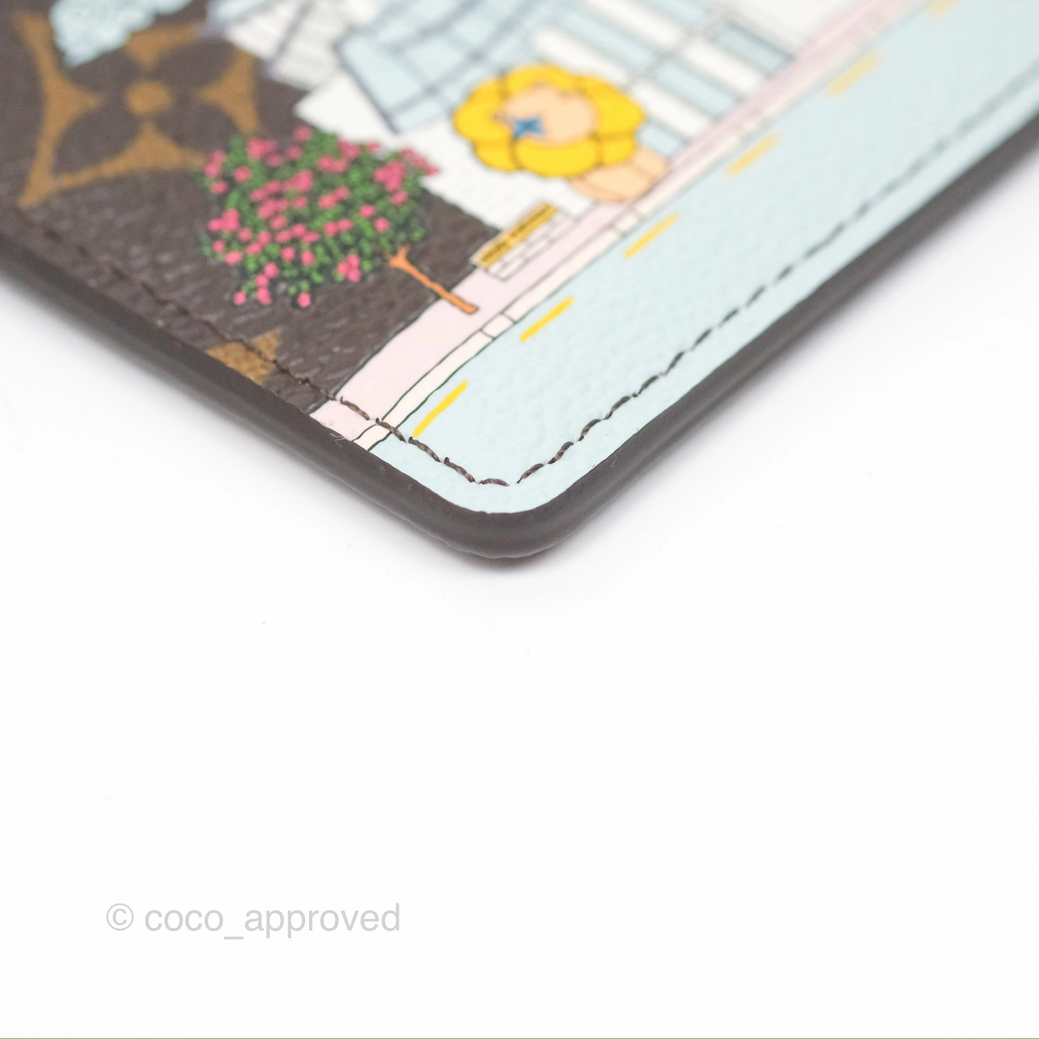 Louis Vuitton Seoul Mascot Card Holder Monogram Canvas