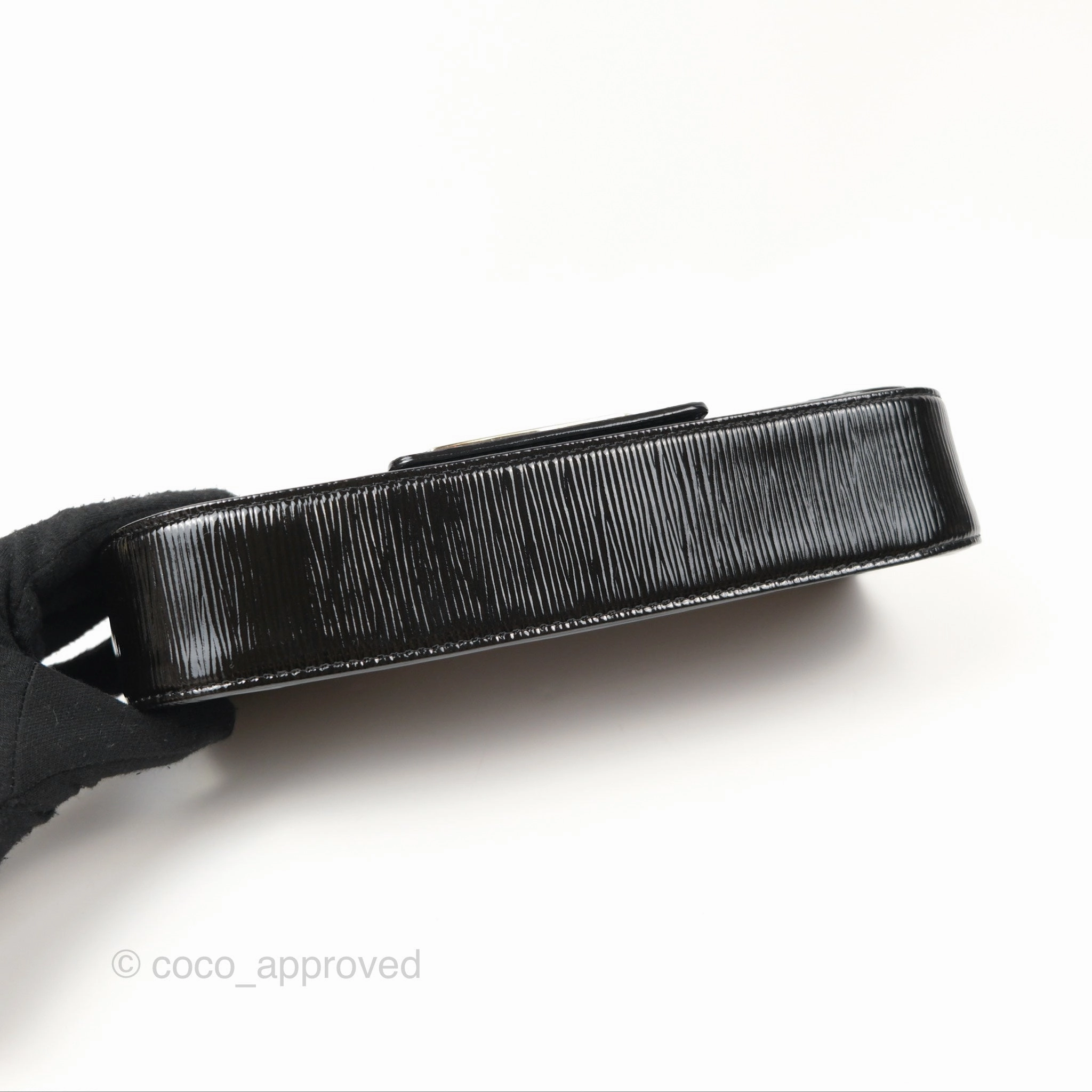Louis Vuitton Sobe Clutch Black Electric Epi