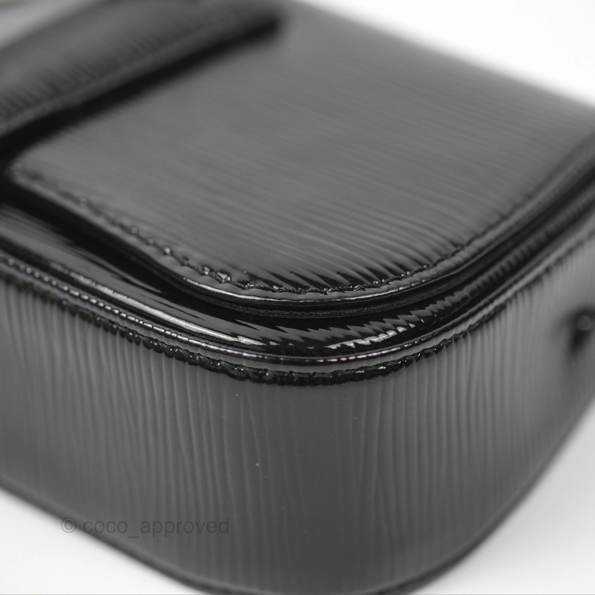 Louis Vuitton Sobe Clutch Black Electric Epi
