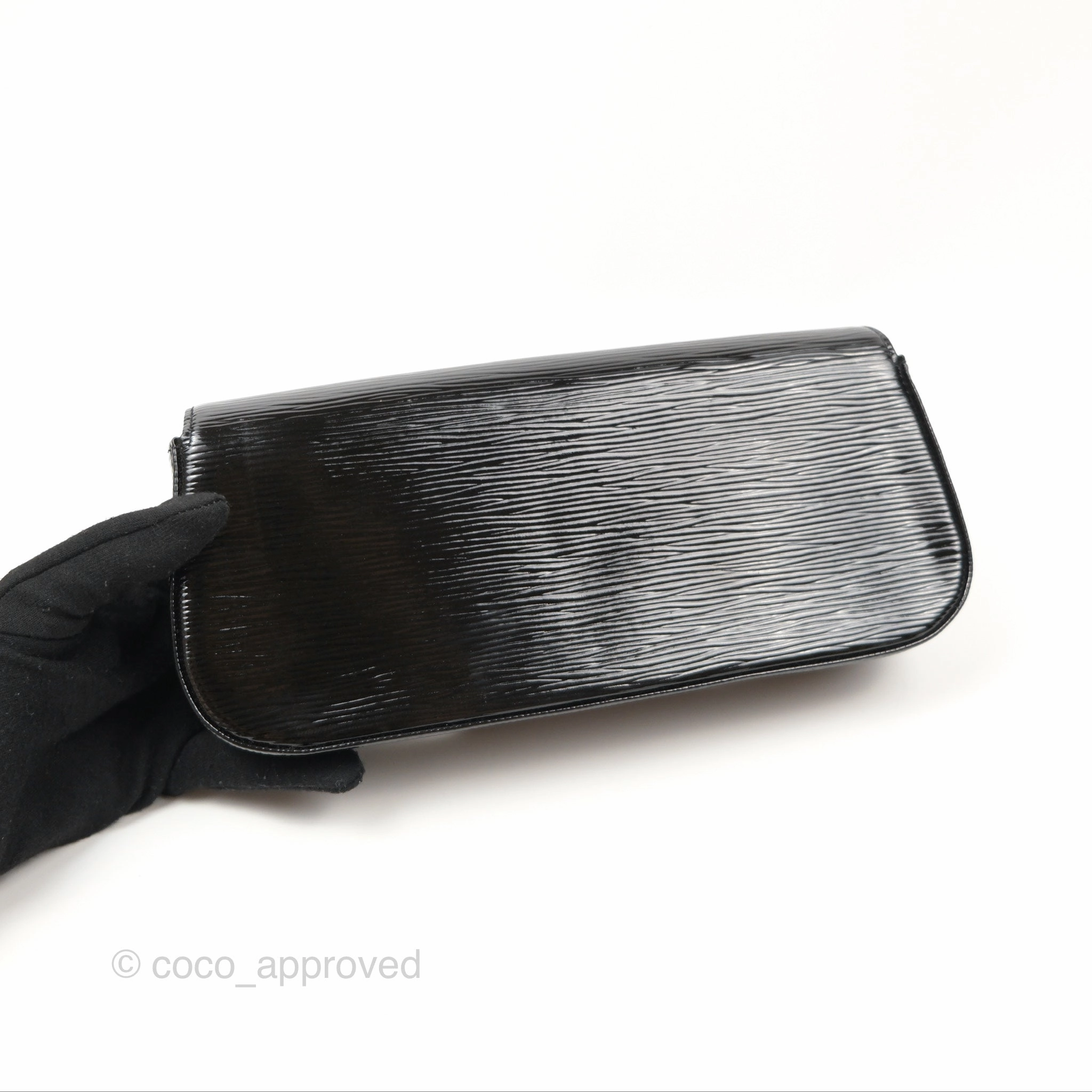 Louis Vuitton Sobe Clutch Black Electric Epi