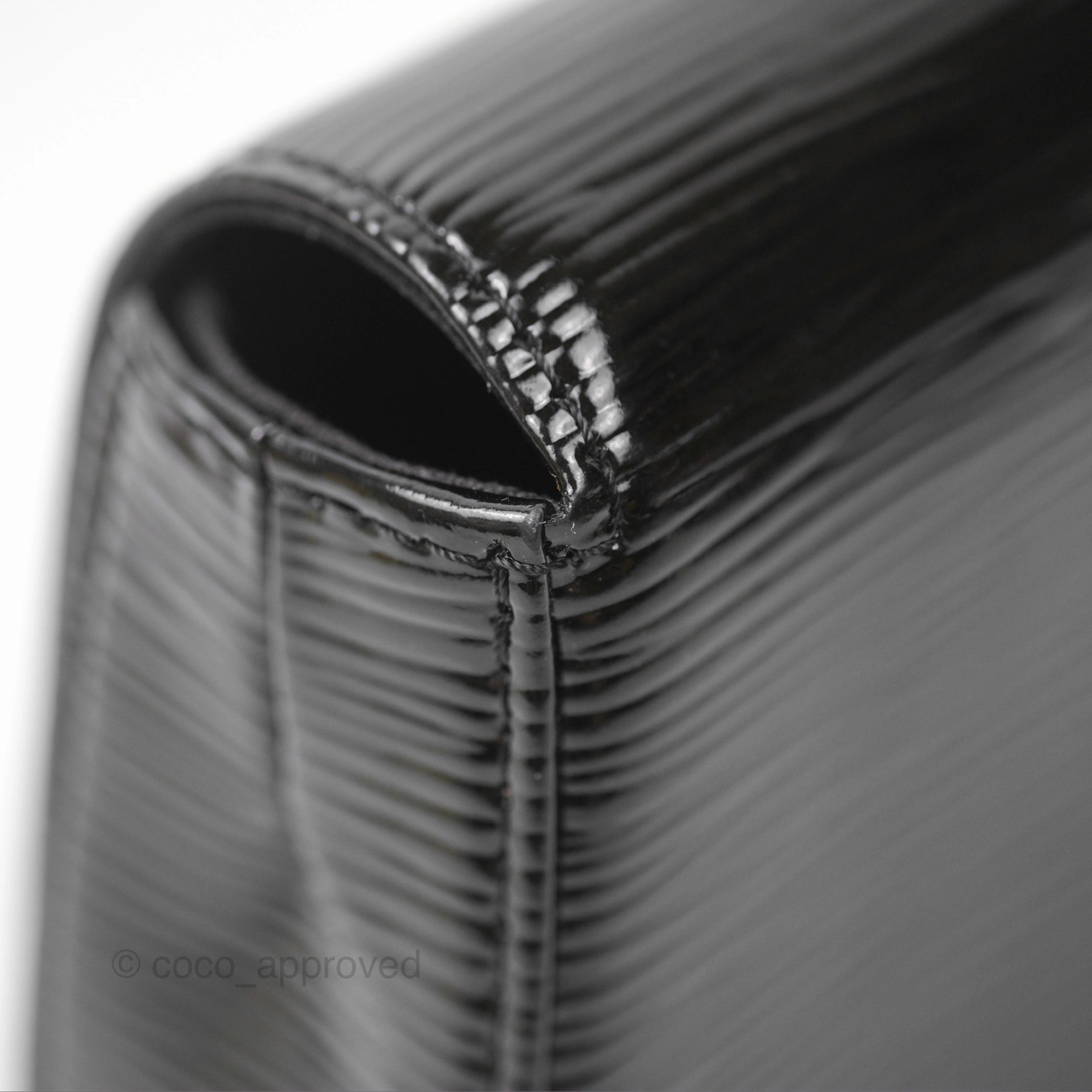 Louis Vuitton Sobe Clutch Black Electric Epi