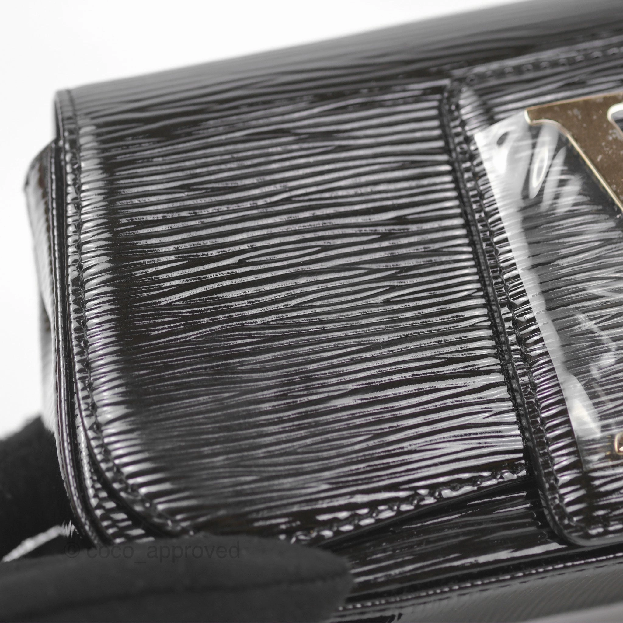 Louis Vuitton Sobe Clutch Black Electric Epi